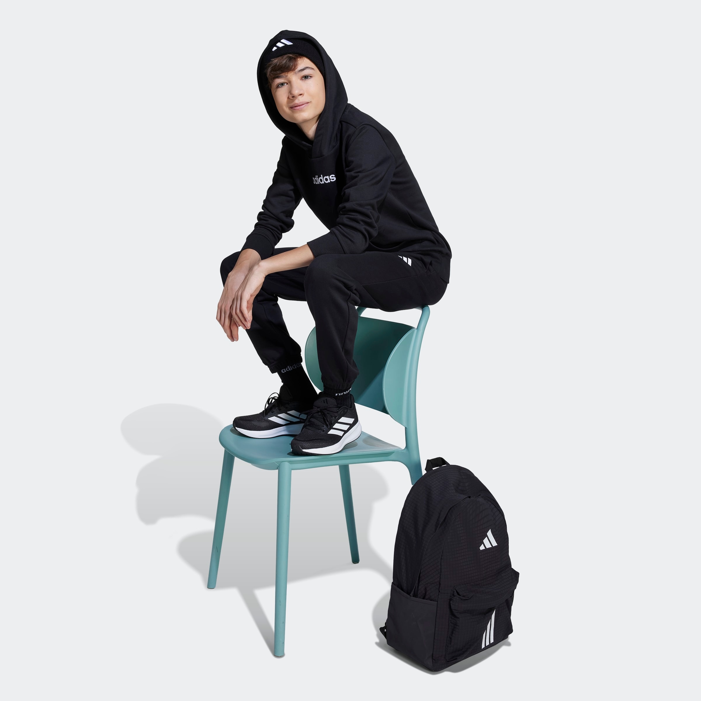 adidas Sportswear Kapuzensweatshirt »J LIN FL HD«
