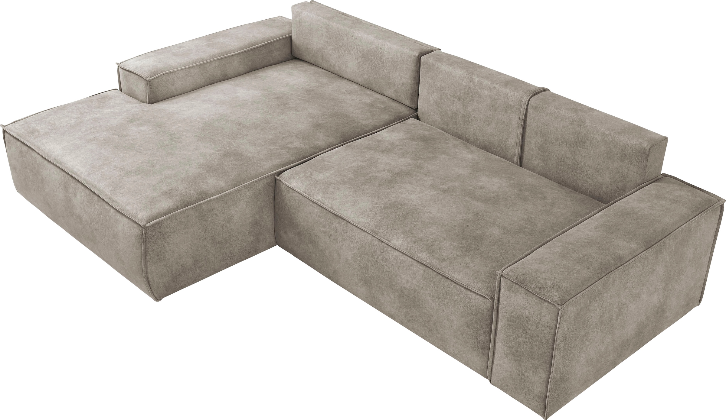 Ecksofa SHERWOOD Schlafsofa, mit Bettkasten, Cord-Bezug