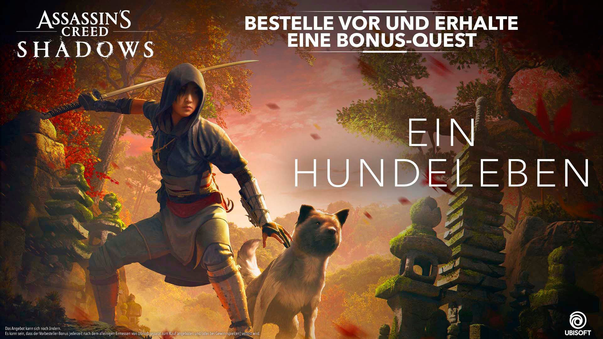UBISOFT Spielesoftware »Assassin's Creed Shadows inkl. SAMSUNG 990 PRO Heatsink interne SSD«, PlayStation 5