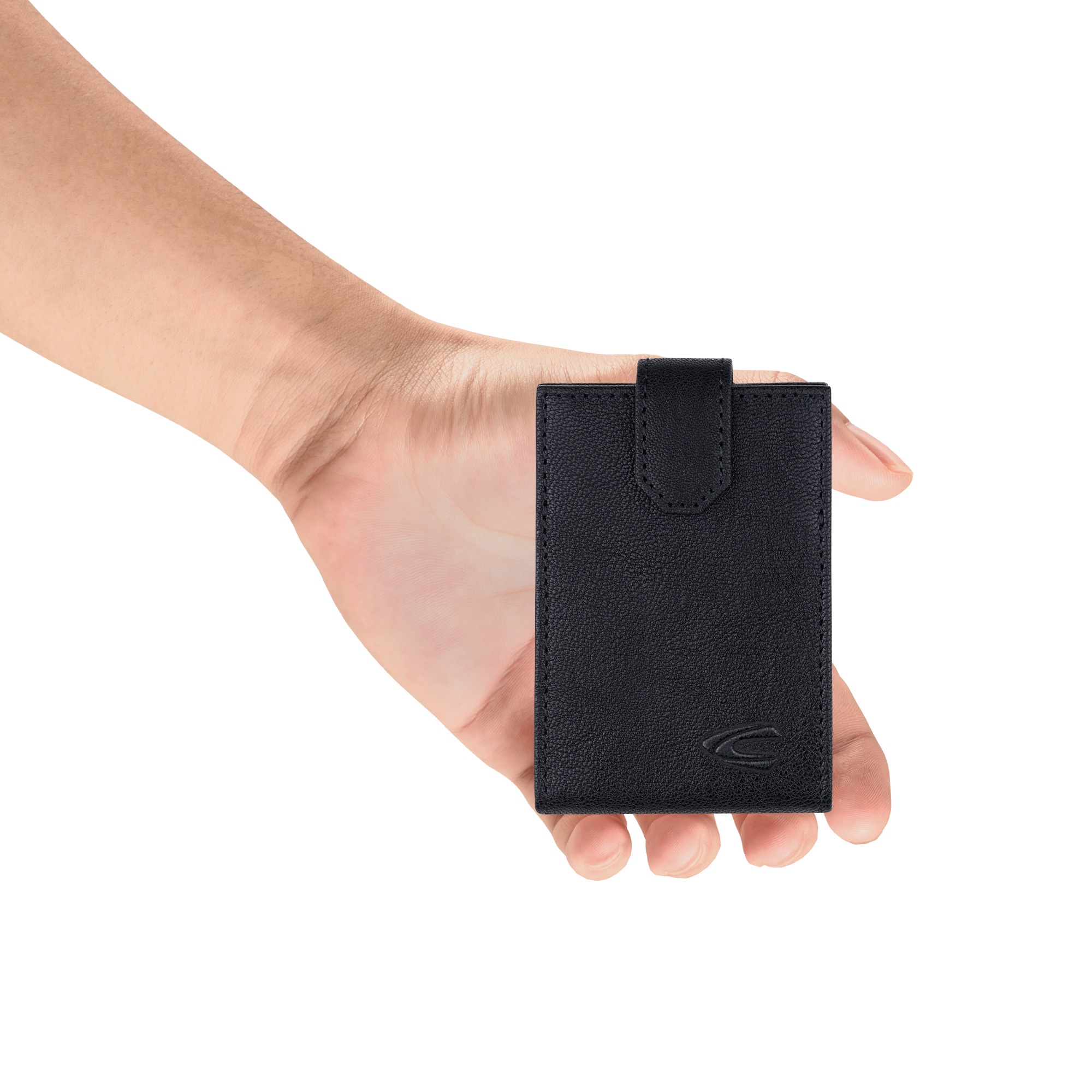 camel active Kartenetui »Discover«, innovatives Kartenetui aus fein genarbtem Ziegenleder mit RFID-Schutz