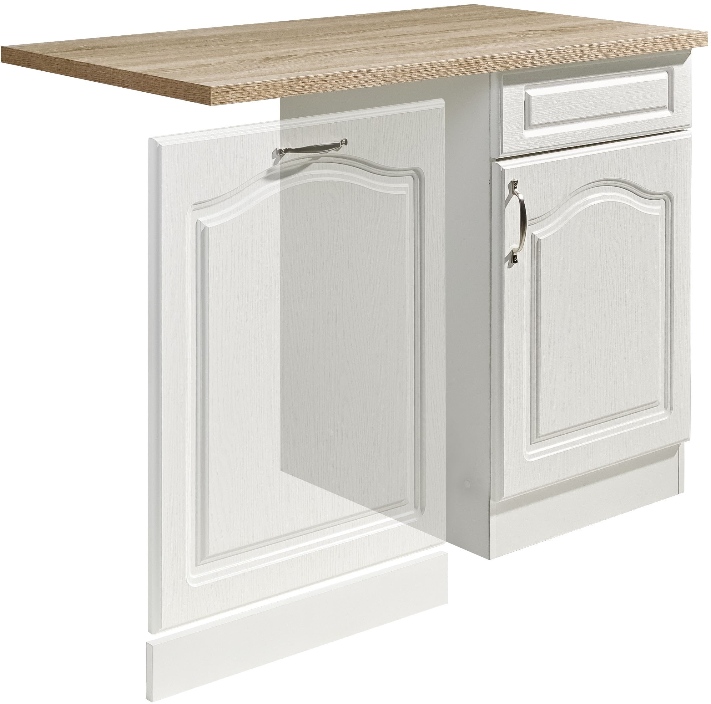 wiho Küchen Spülenschrank "Linz" 110 cm breit, Tür & Sockel für Geschirrspü günstig online kaufen