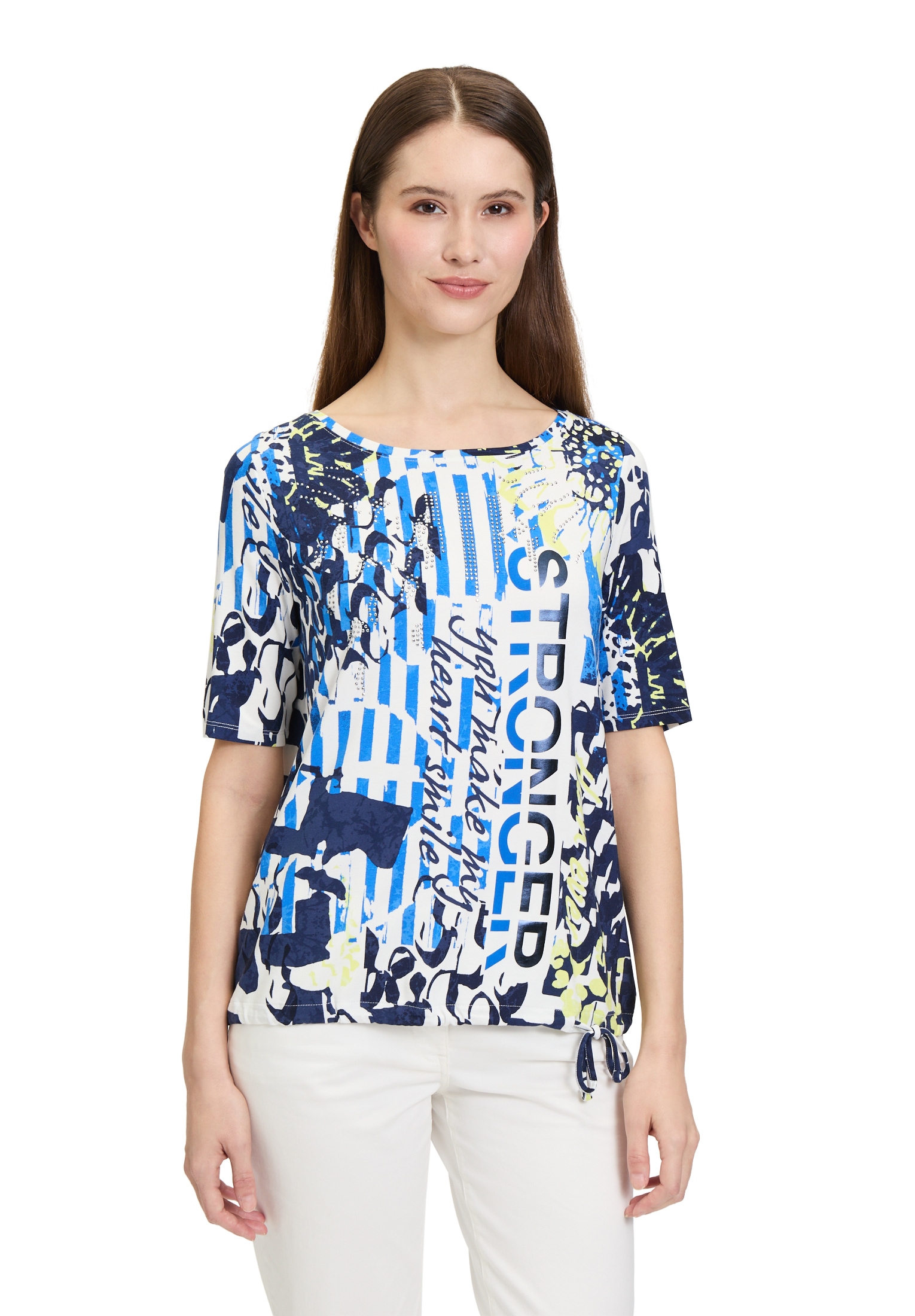 Betty Barclay Kurzarmshirt "Betty Barclay Damen Casual-Shirt mit Tunnelzug" günstig online kaufen