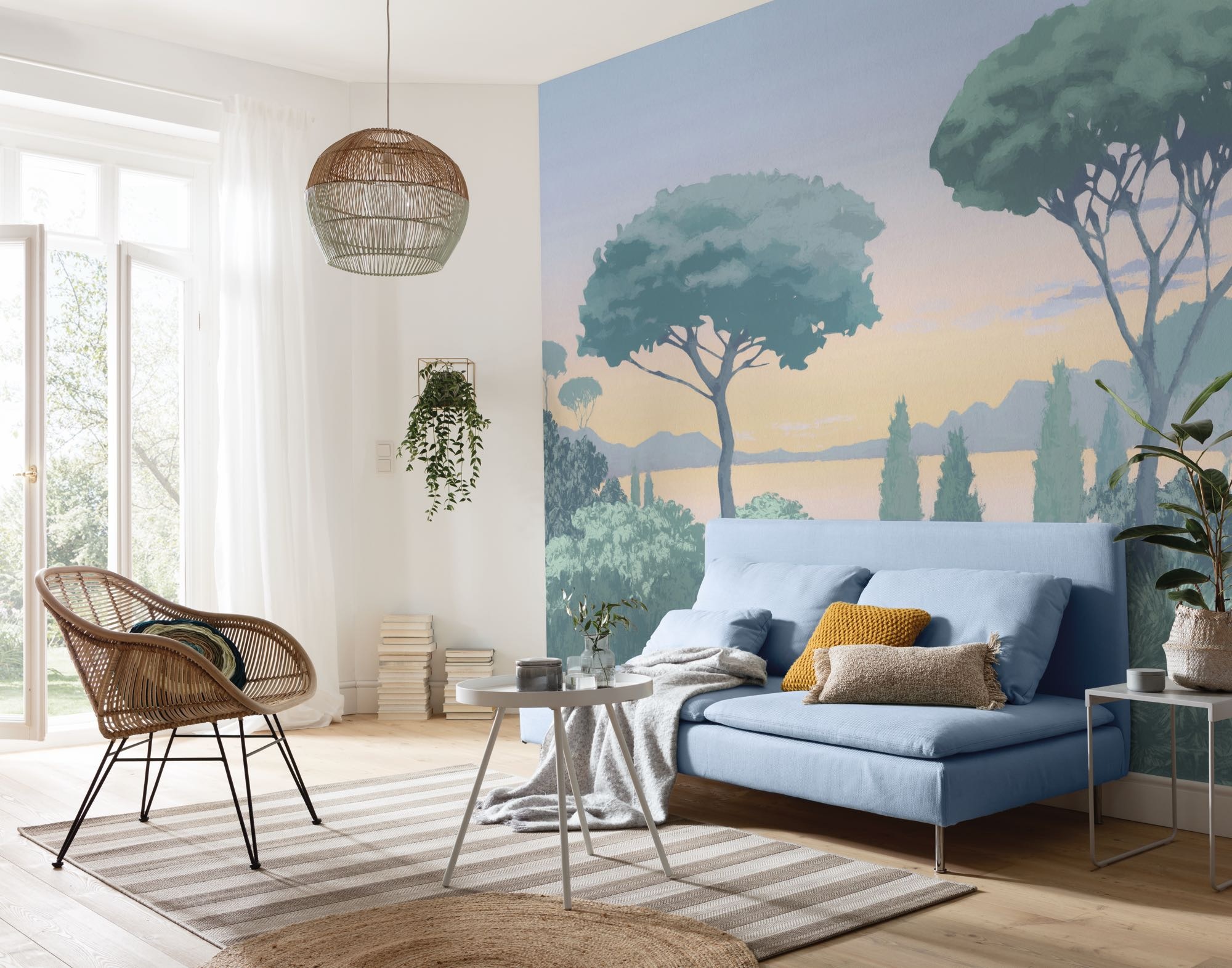 Komar Fototapete »Vlies Fototapete - Flaneur - Größe 300 x 250 cm« Motiv | bedruckt glatt