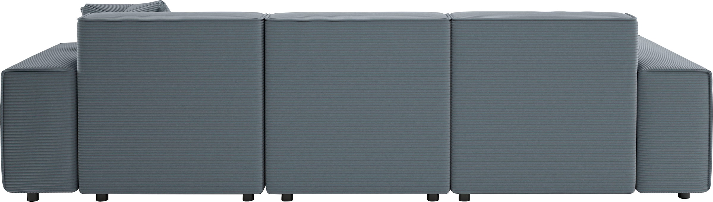 andas Ecksofa »Glimminge L-Form auch in Breitcord, Feincord + Easy care-Bezug,«, Breite 264, Zierkissen