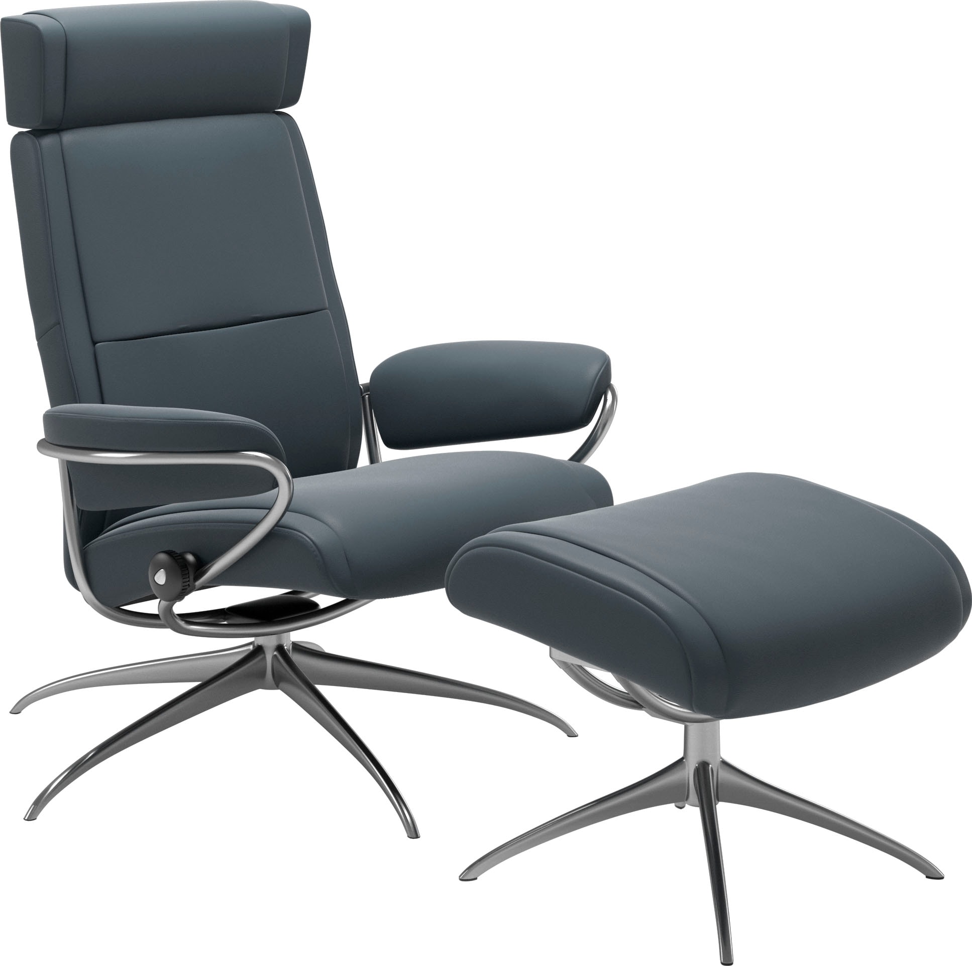 Stressless "Paris" Set, Relaxsessel mit Hocker, mit Hocker, Low Back mit Ko günstig online kaufen