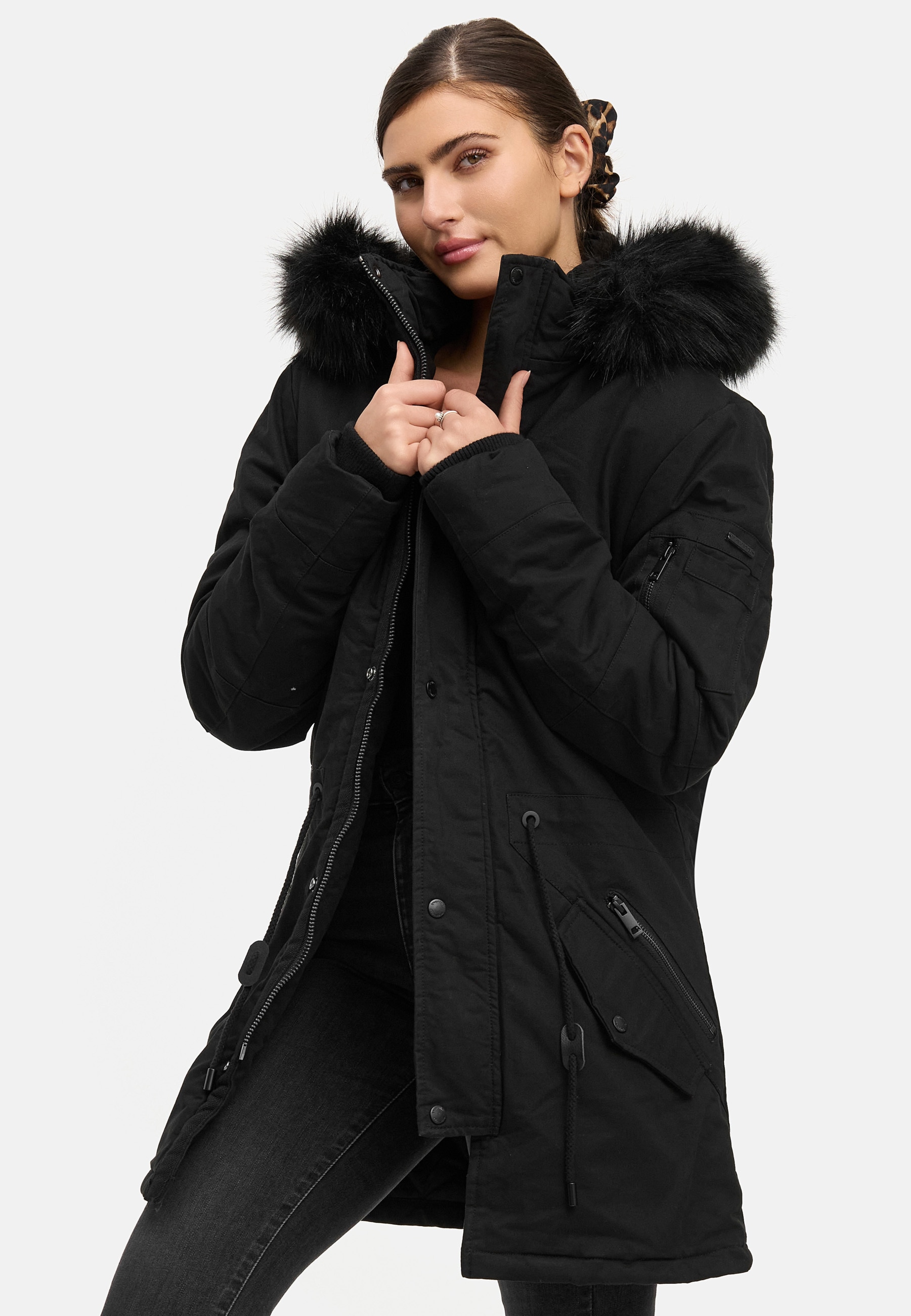 trueprodigy Winterjacke "Julius F mit abnehmbarer Kapuze" mit Kapuze