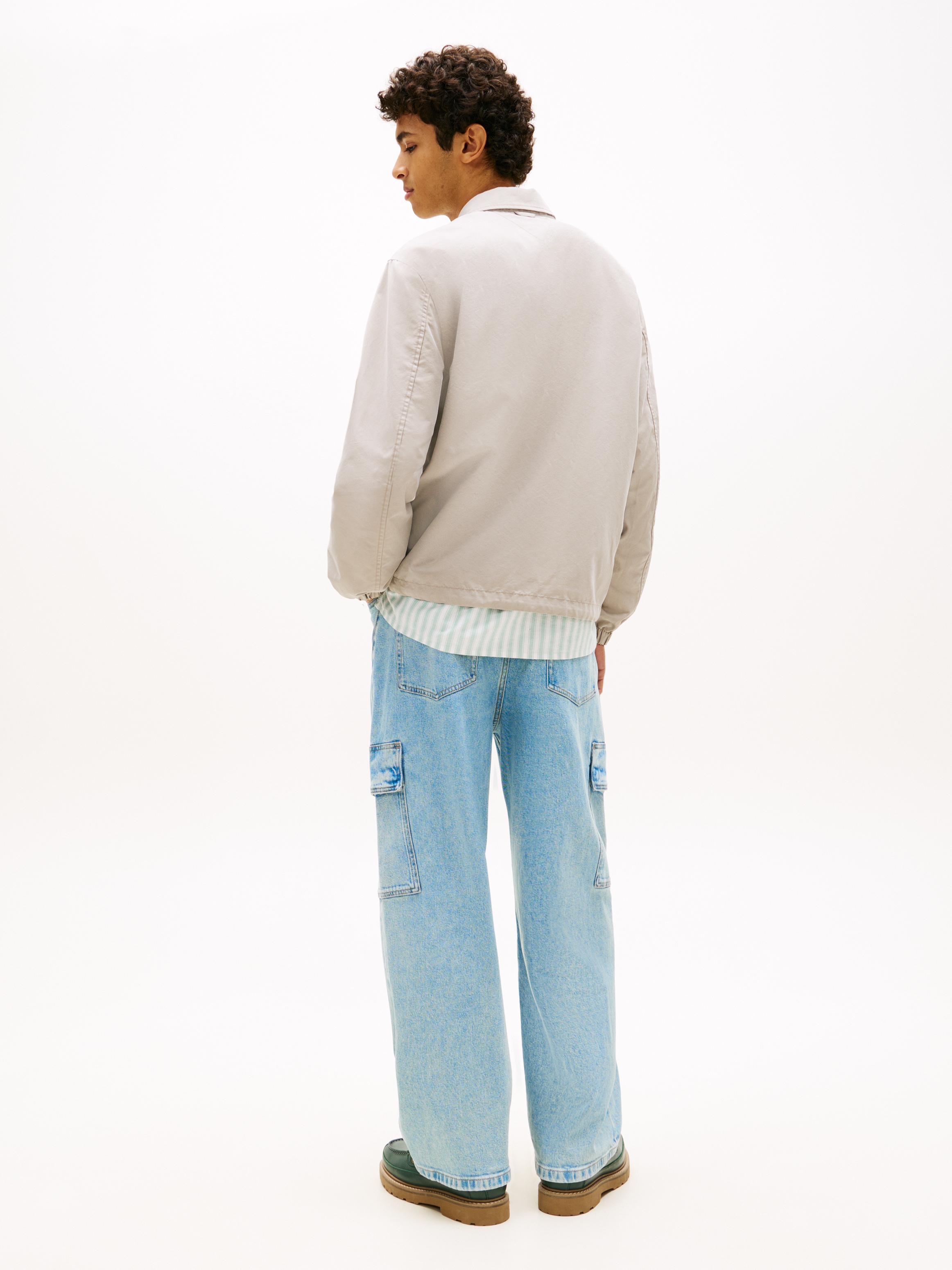 Tommy Jeans Hemdjacke »TJM SPORT OVERSHIRT« ohne Kapuze Regular fit mit Knopfleiste