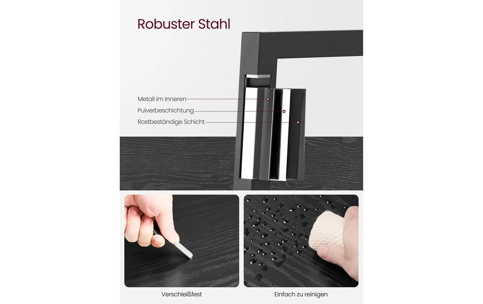 VASAGLE Regal »5 Ablagen 33.8 x 170 cm«