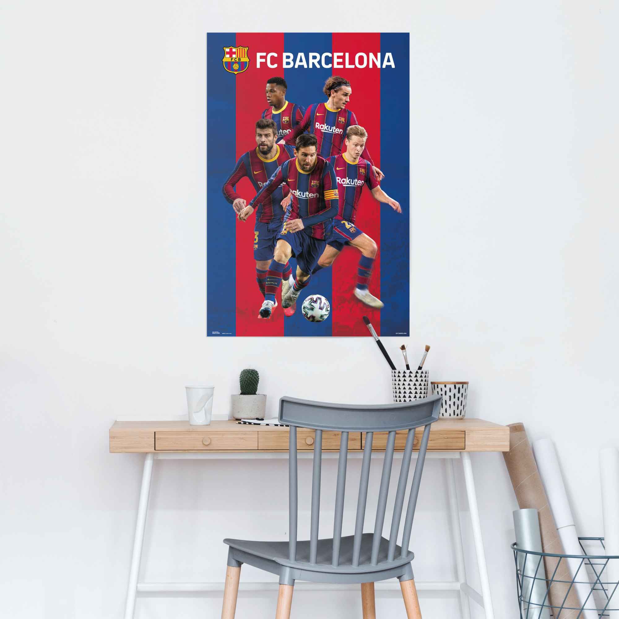 Reinders! Poster »FC Barcelona Camp Nou - Spanien - Spieler«, (1 St.)