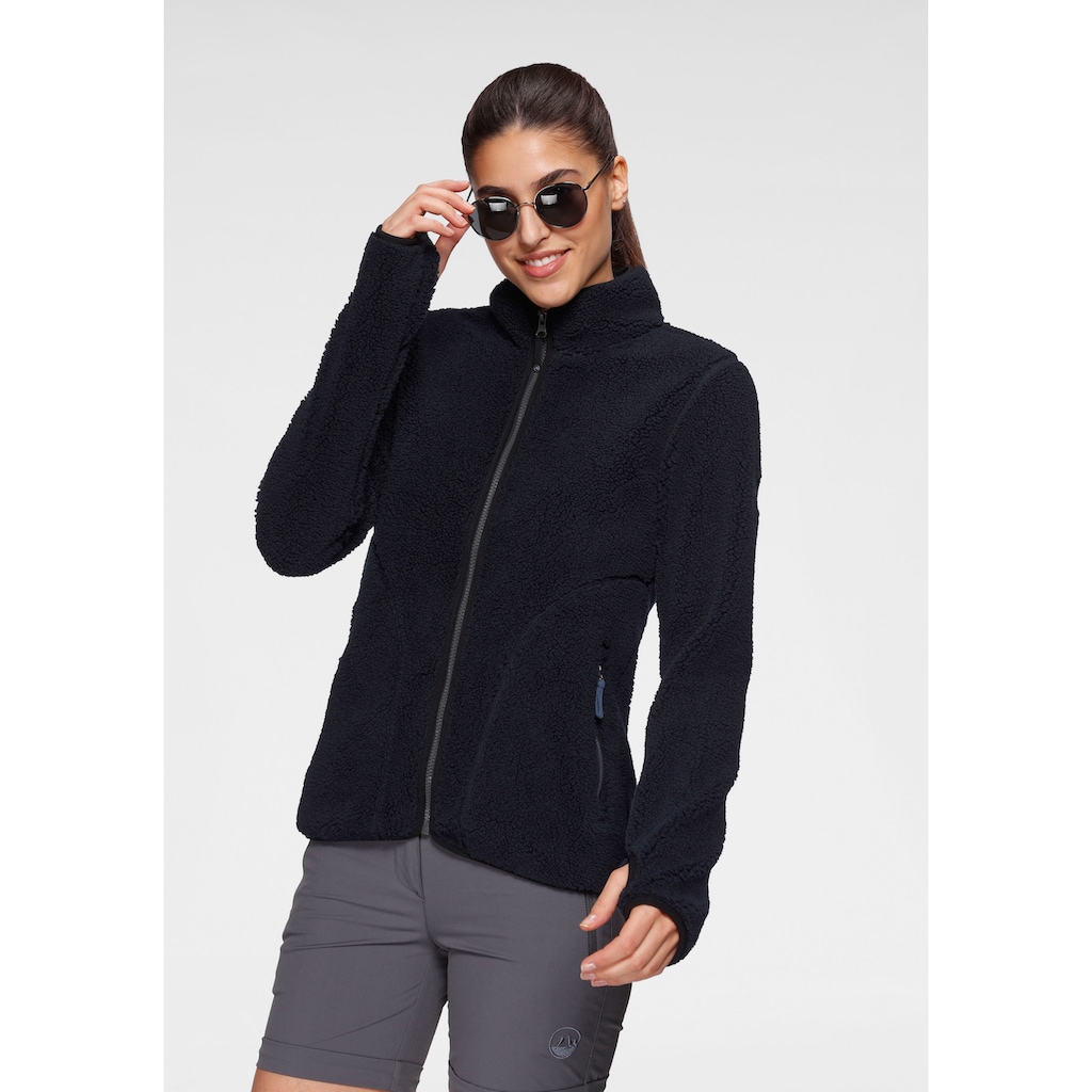 Polarino Fleecejacke, ohne Kapuze, aus Sherpa Fleece