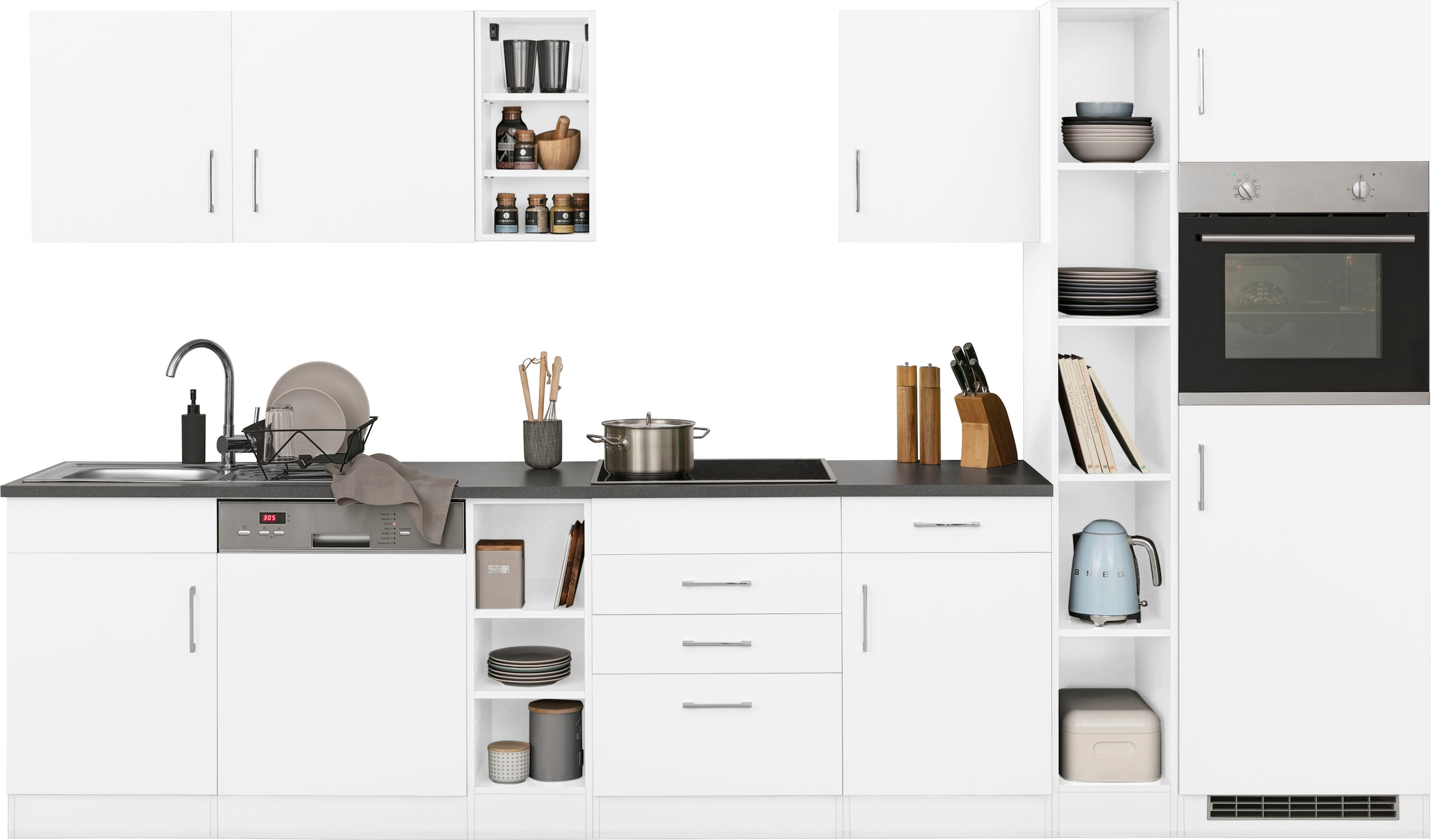 KOCHSTATION Küchenzeile "KS-Paris – Küchen mit einzigartigen Fotomotiven au günstig online kaufen