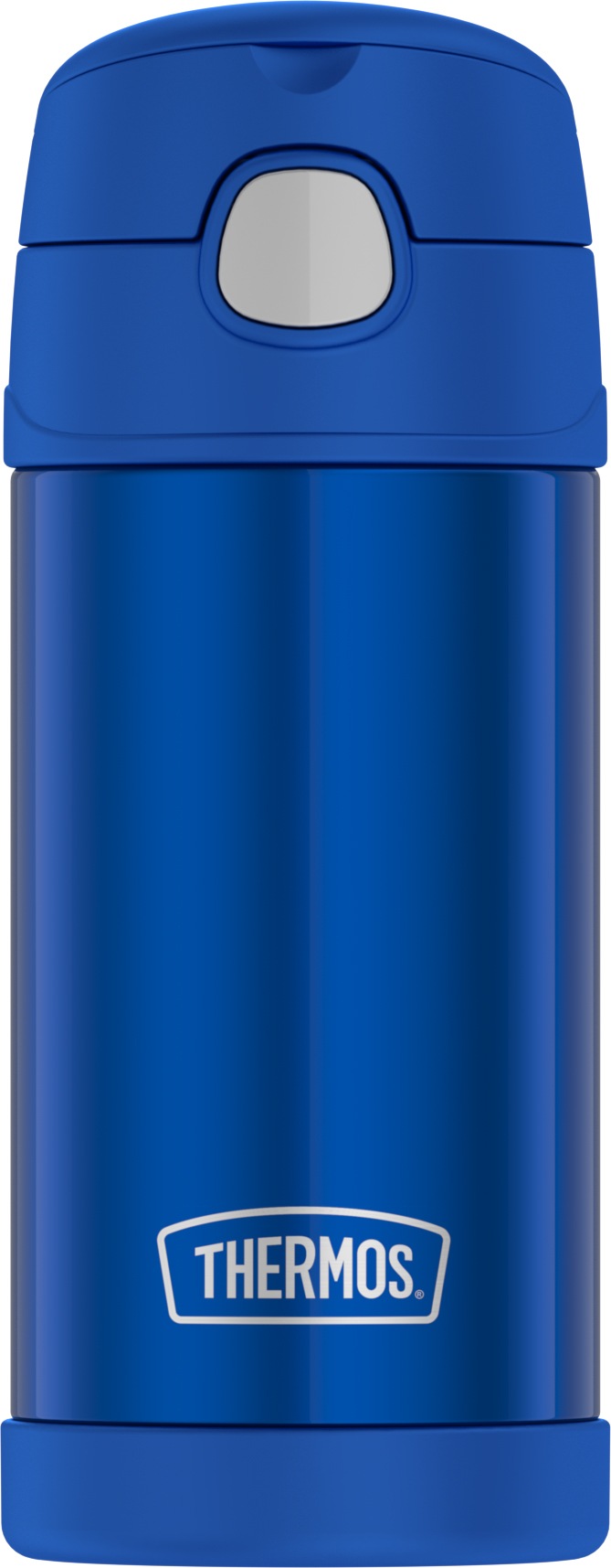 THERMOS Isolierflasche "FUNTAINER STRAW BOTTLE, doppelwandiger Edelstahl, spülmaschinenfest", 350mlblauberry blau, Trinkflaschen, 0,35l, mit