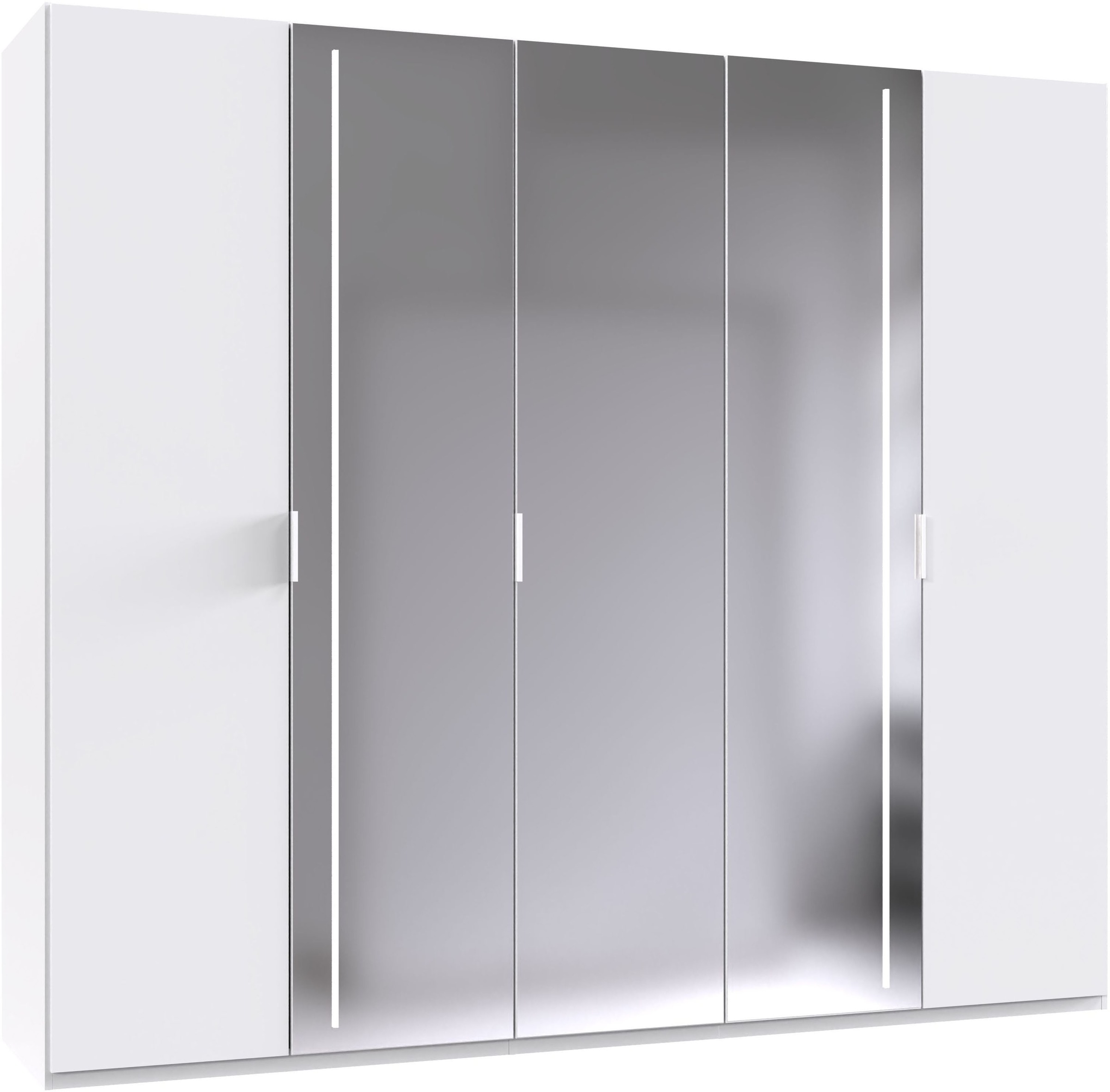 Wimex Kleiderschrank "LUCERA inkl. Spiegel mit integrierter LED Beleuchtung" in den Breiten 200cm (4-türig) und 250cm (5-türig)