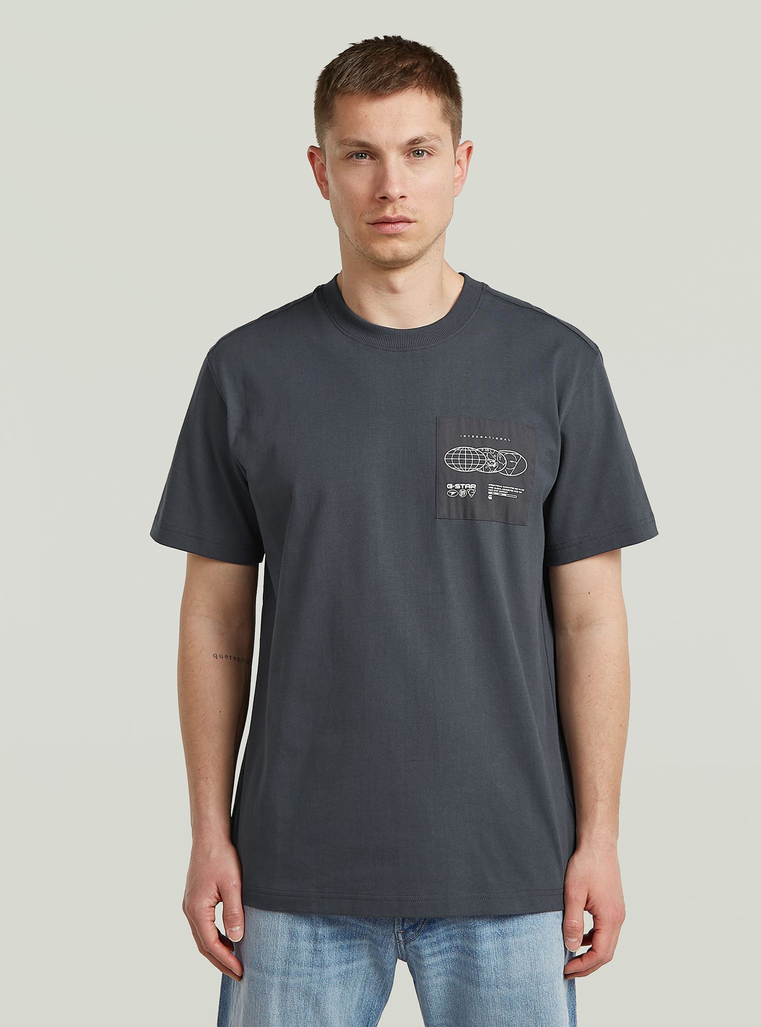 G-STAR T-Shirt "Applique Graphic T-Shirt"
