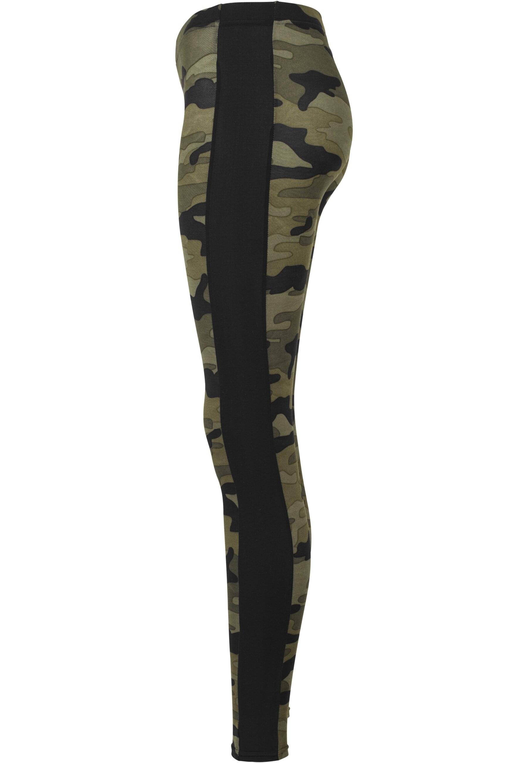 URBAN CLASSICS Leggings »Urban Classics Damen Ladies Camo Stripe Leggings«, (1 tlg.)