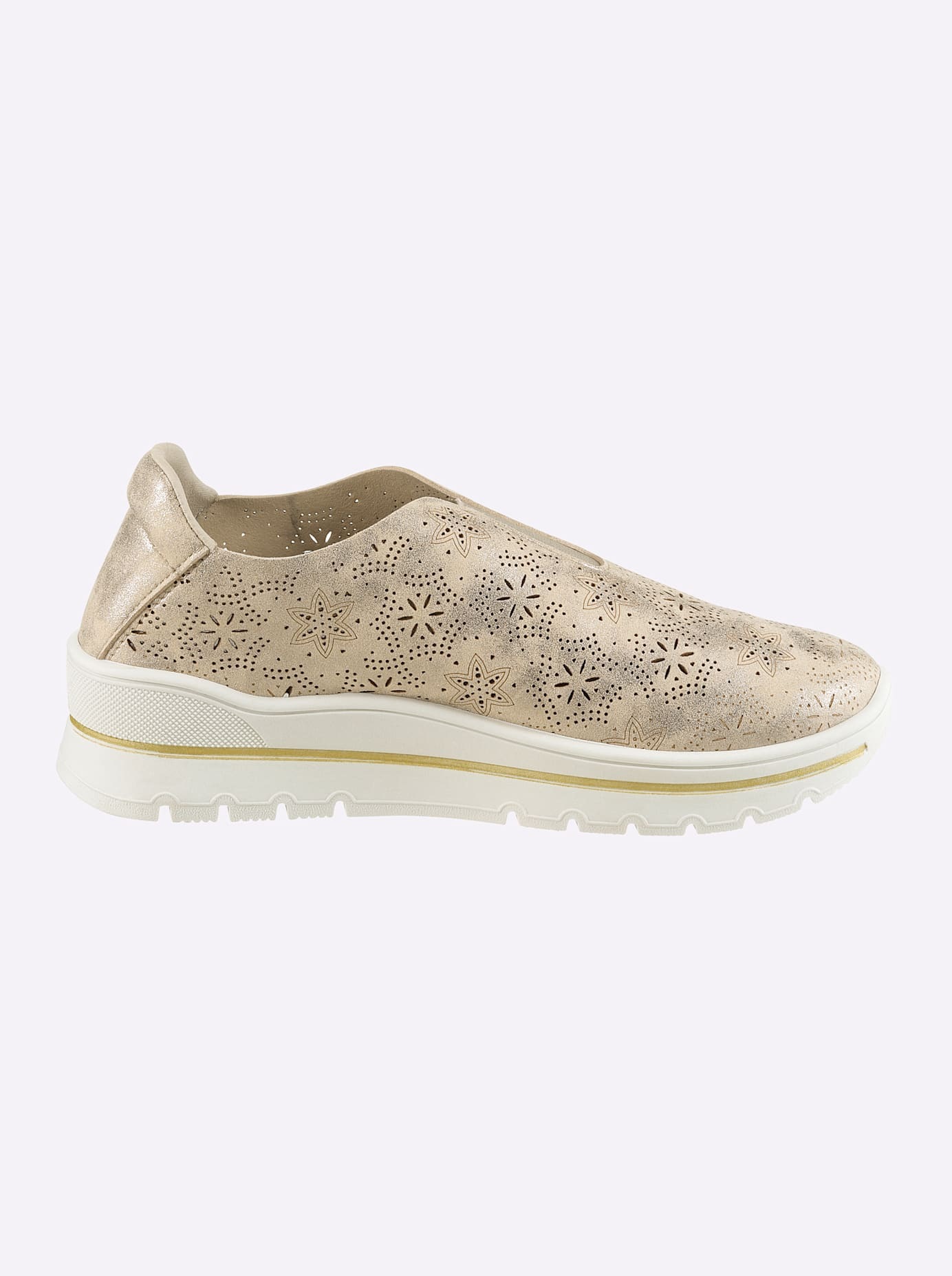 HEINE Slipper Women Taupe-Metallic Size 39 3