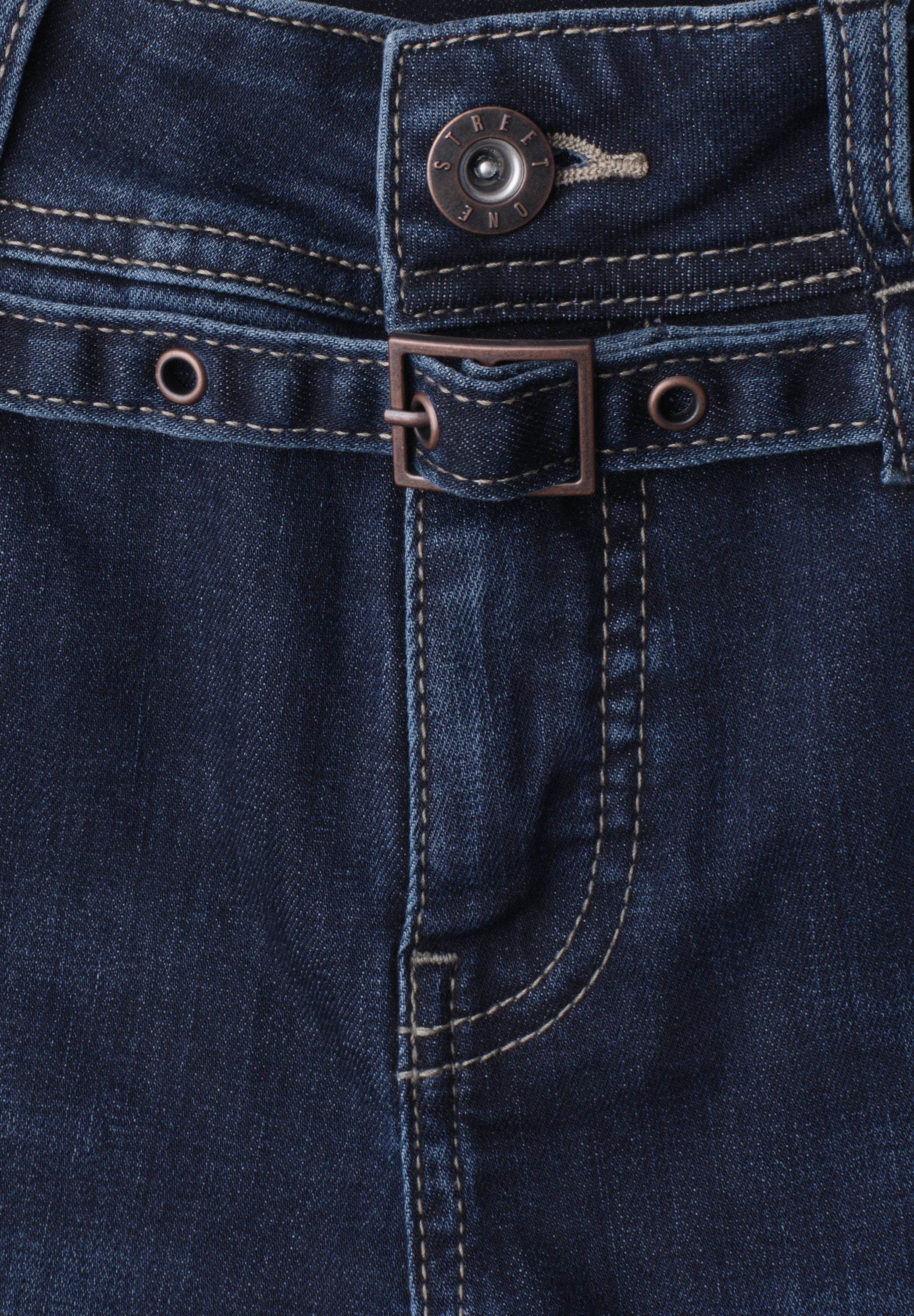 STREET ONE Loose-fit-Jeans Middle Waist