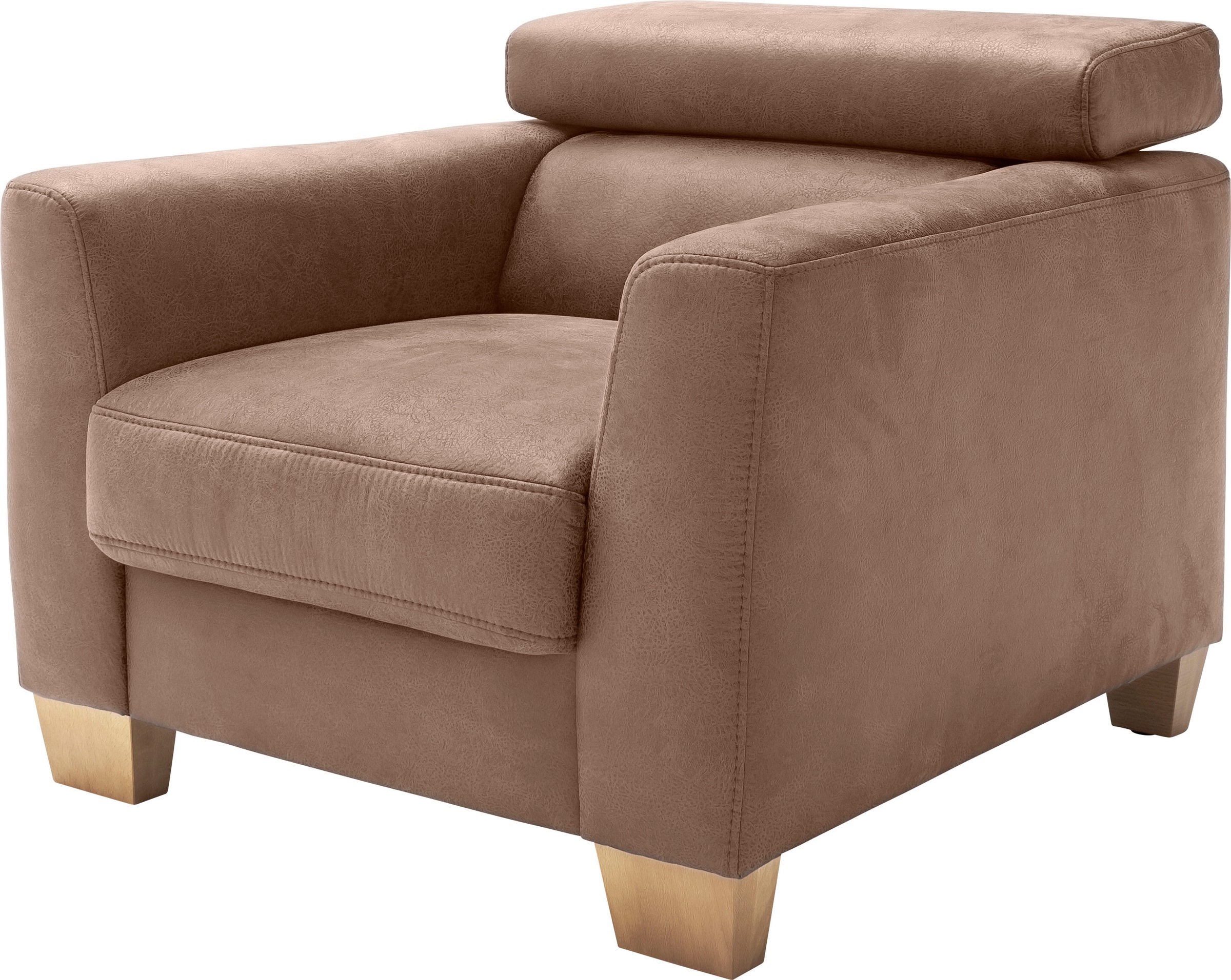 Home affaire Sessel »Steve Premium Luxus«, mit Kopfteilverstellung, belastbar bis 140kg