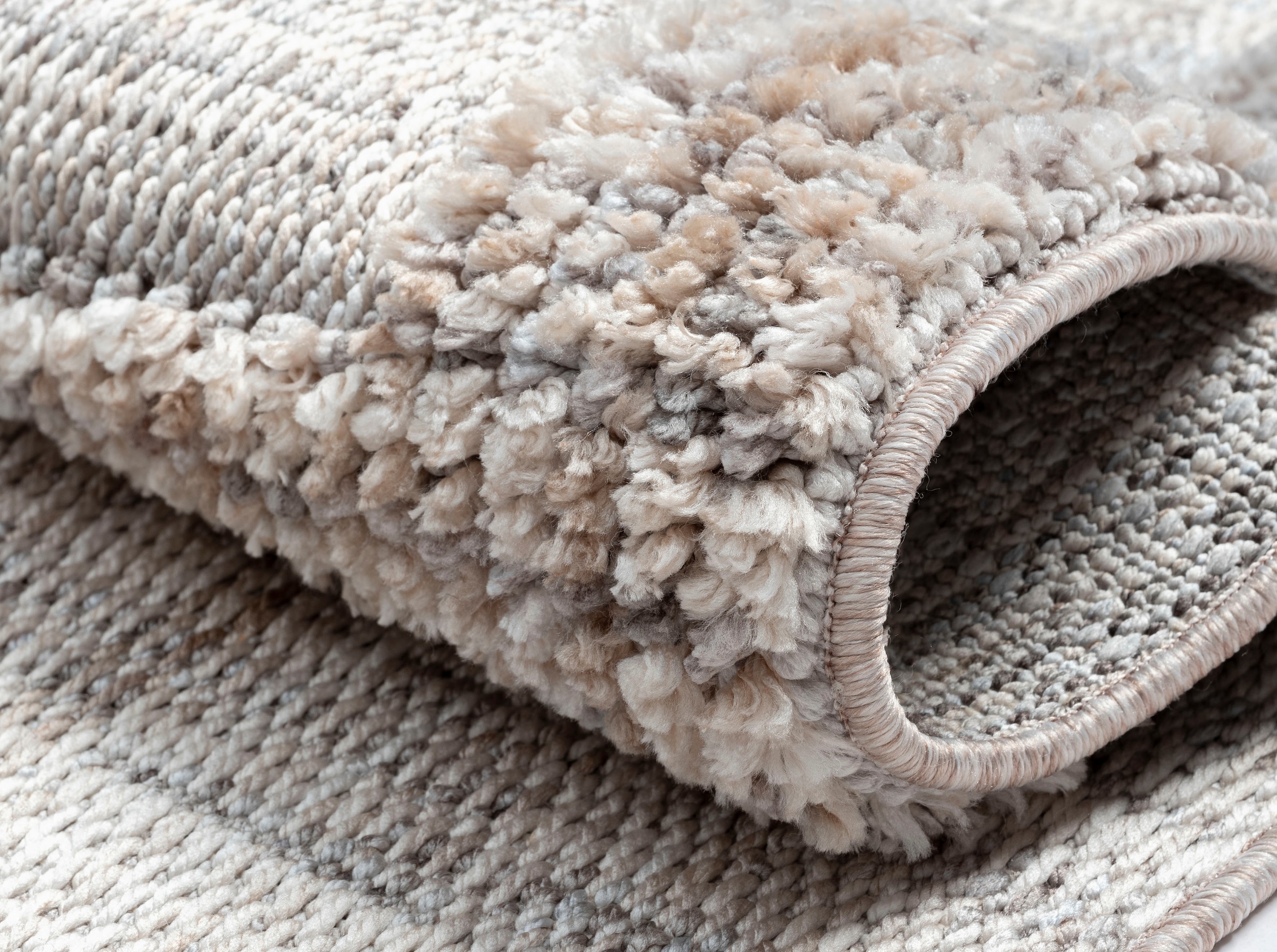 Myflair Möbel & Accessoires Teppich »Balania«, rechteckig, 15 mm Höhe, Kurzflor, mit Hoch-Tief Effekt, besonders weich durch Microfaser