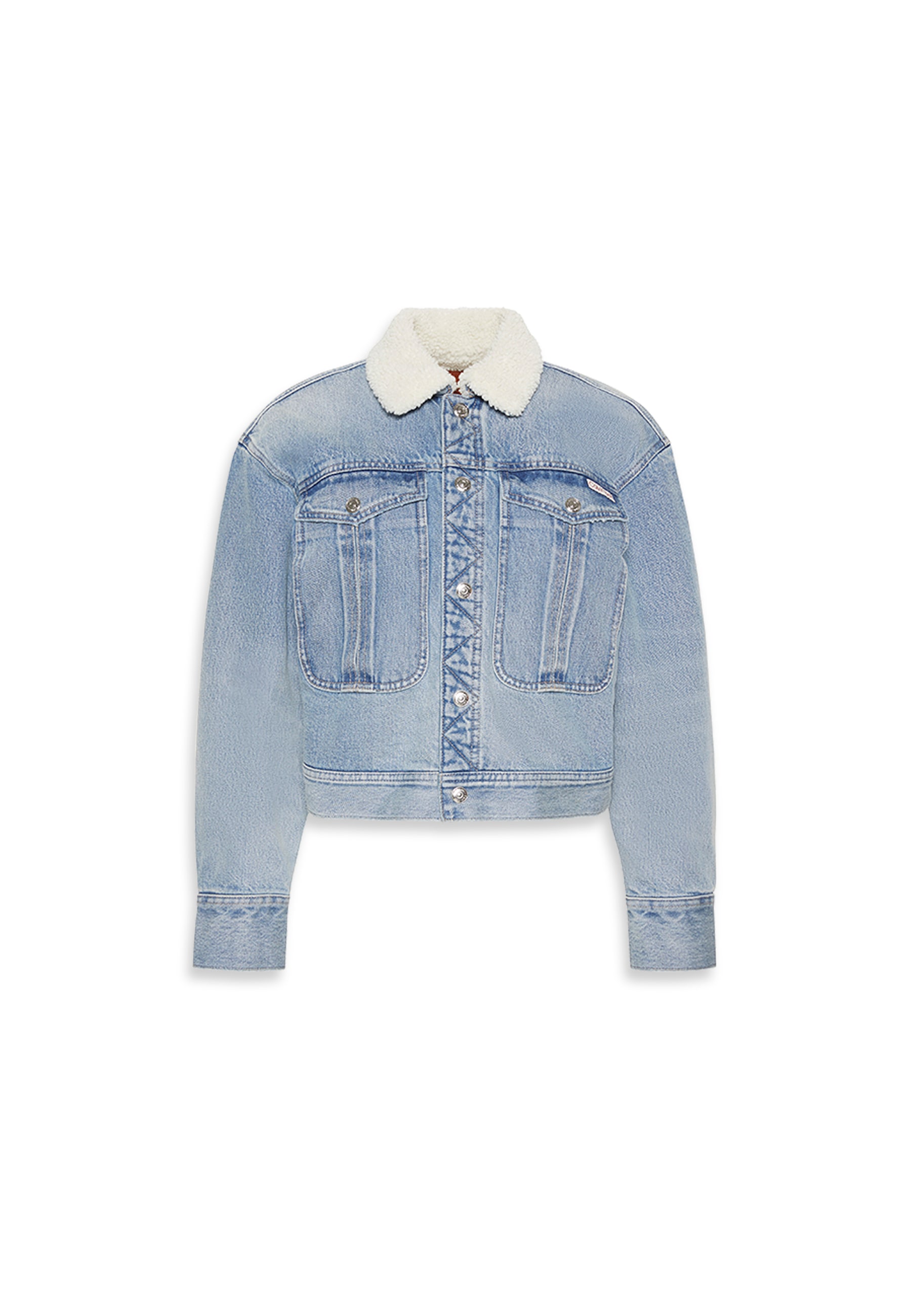 Calvin Klein Jeans Jeansjacke "SHERPA WOOL DENIM JACKET" ohne Kapuze Mit Ru günstig online kaufen