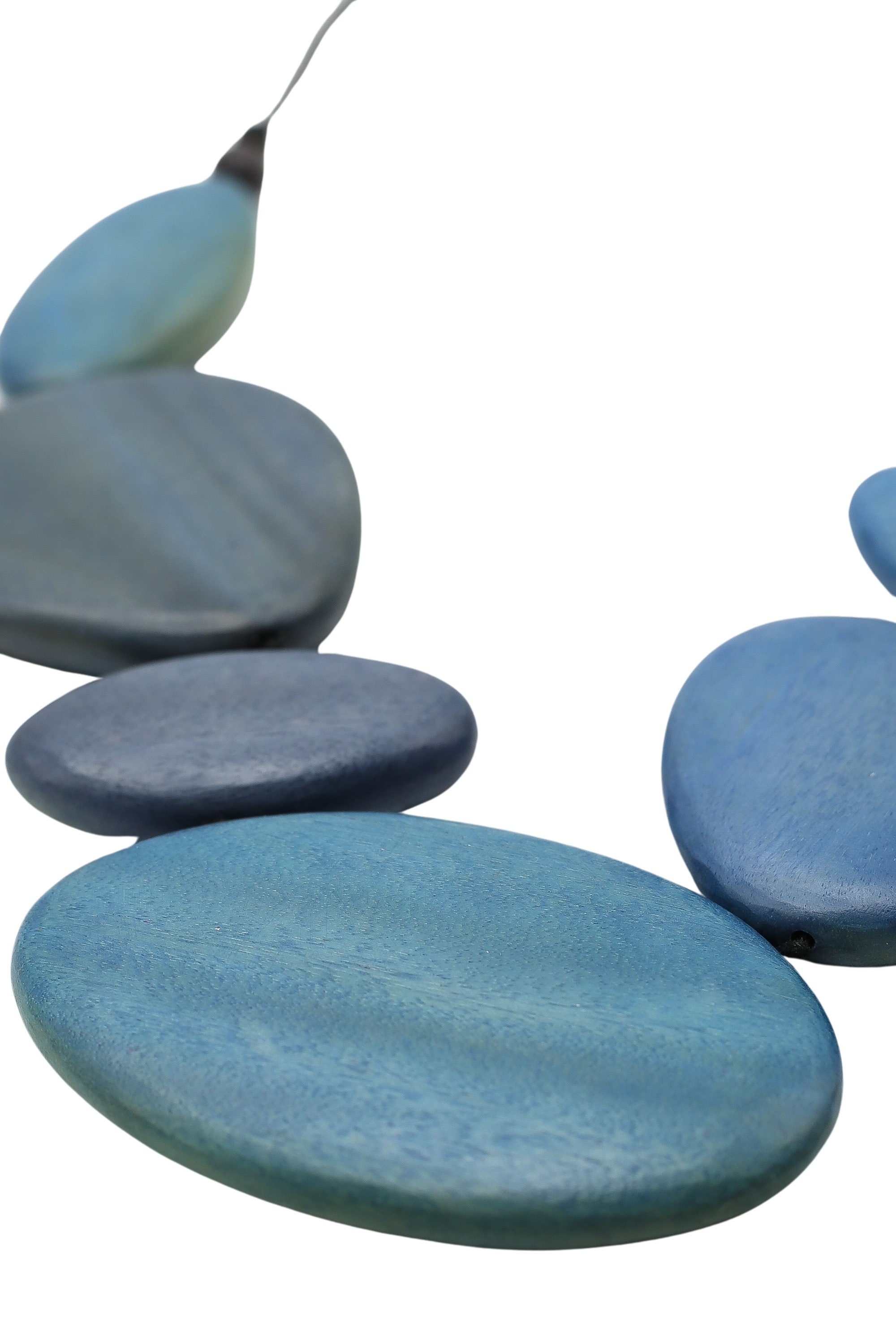 COLLEZIONE ALESSANDRO Lange Kette »Benisha« flache Holzperlen in verschiedenen Größen und Formen