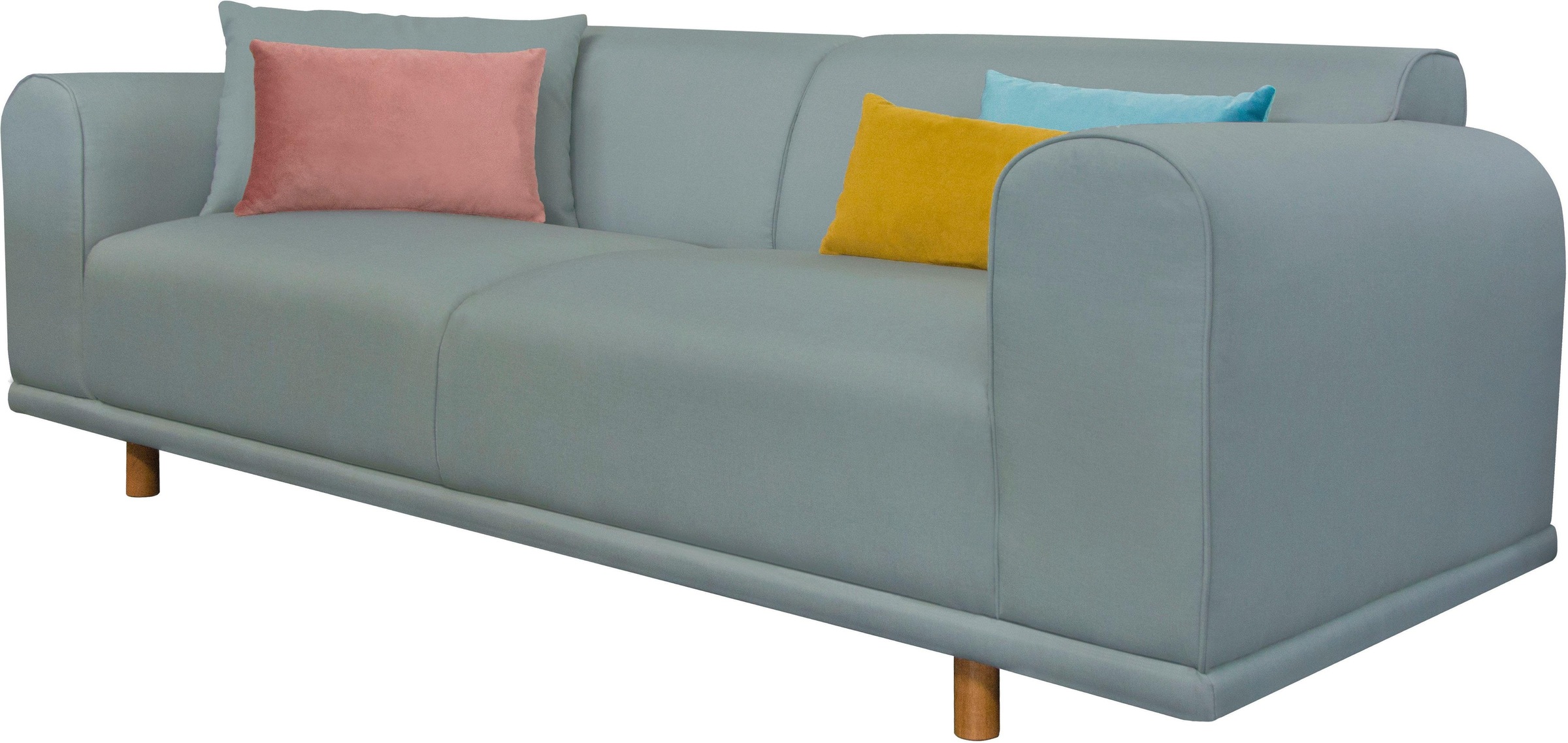 OTTO home 3-Sitzer "Maroon" in skandinavischem Design, mit losen Kissen günstig online kaufen