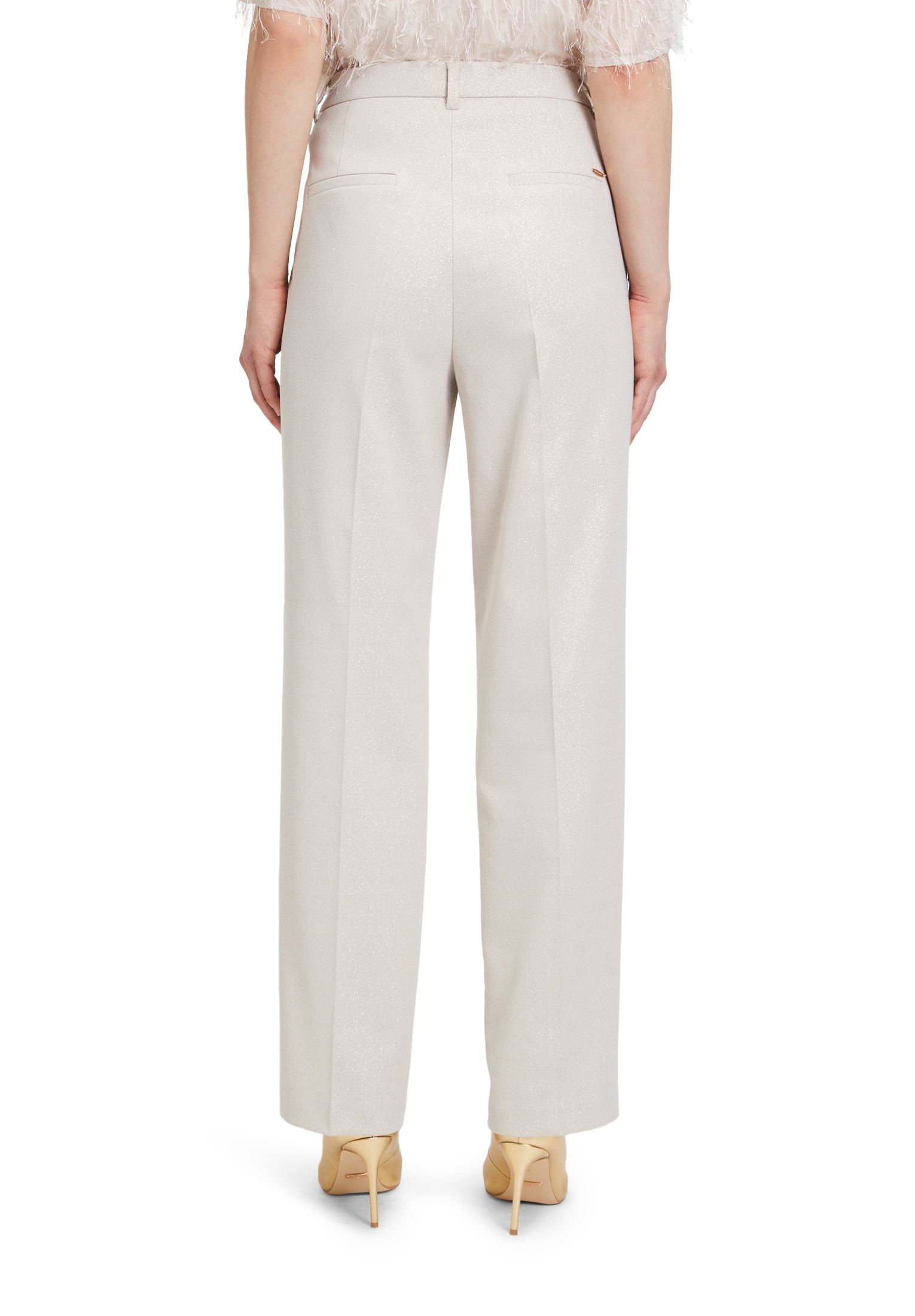 Betty&Co Anzughose »Betty & Co Anzughose im Glitzer-Look«, Material