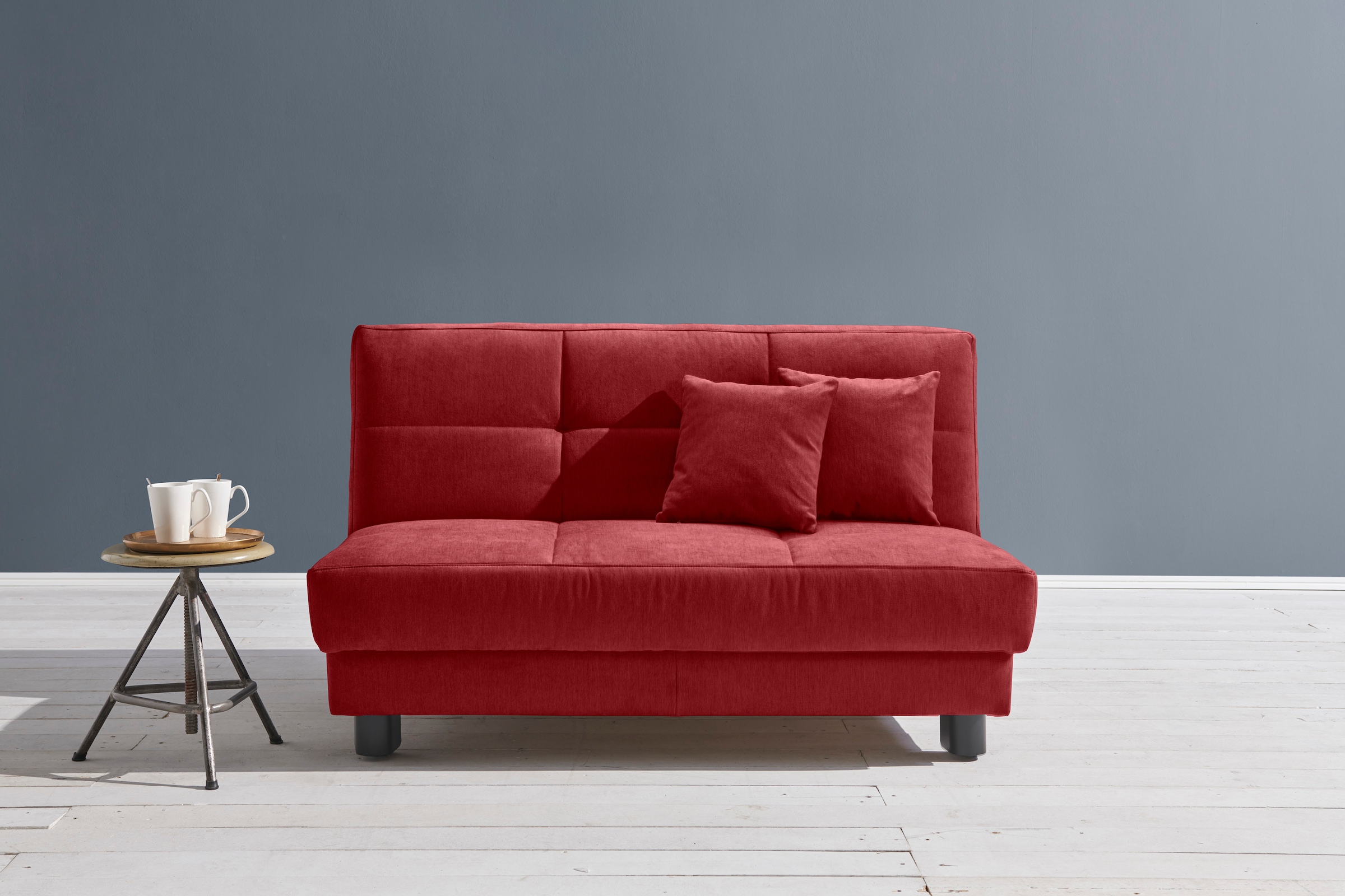 ell + ell Schlafsofa "Tilda", Breite 125 cm, inkl. 2 Zierkissen