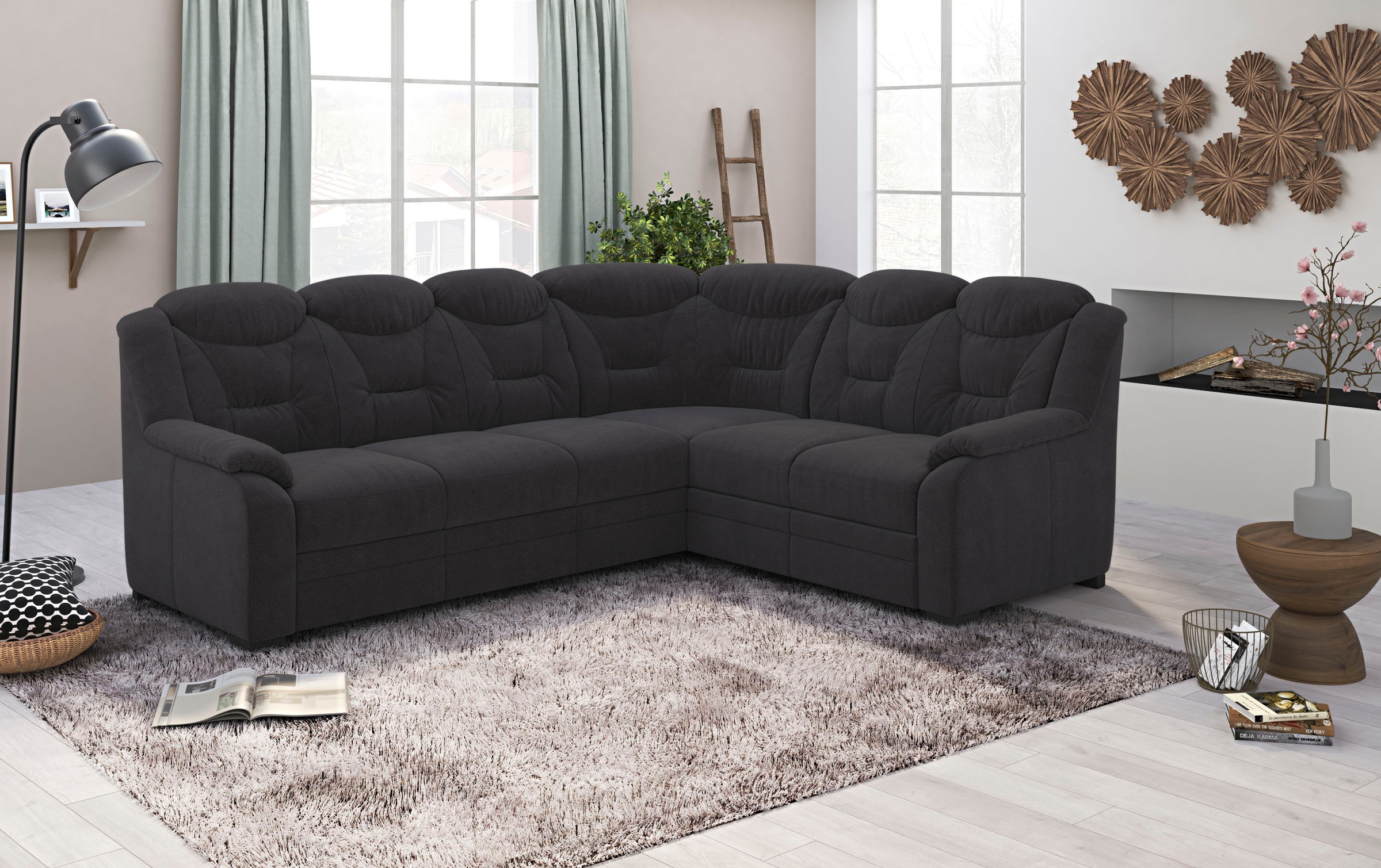 COTTA Ecksofa "Marcus L-Form", wahlweise mit Bettfunktion & Stauraum günstig online kaufen