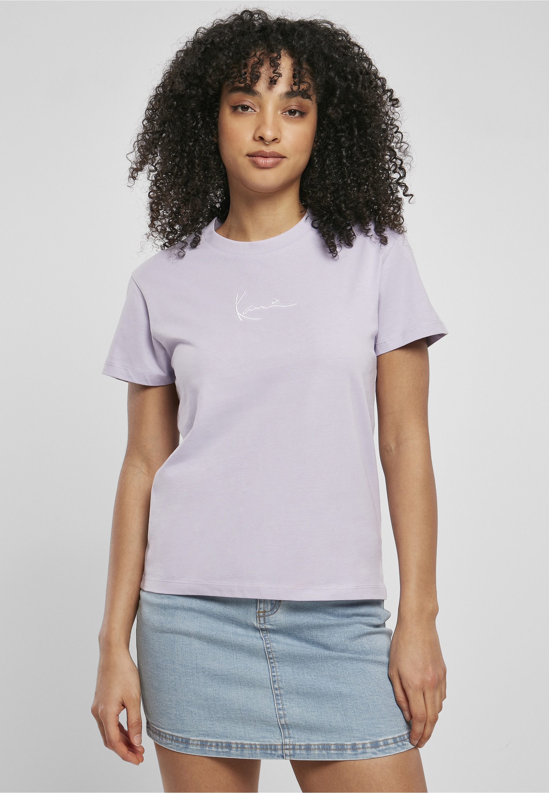 Karl Kani T-Shirt »Karl Kani Damen KW221-001-1 Small Signature Tee purple« 1 Stk.