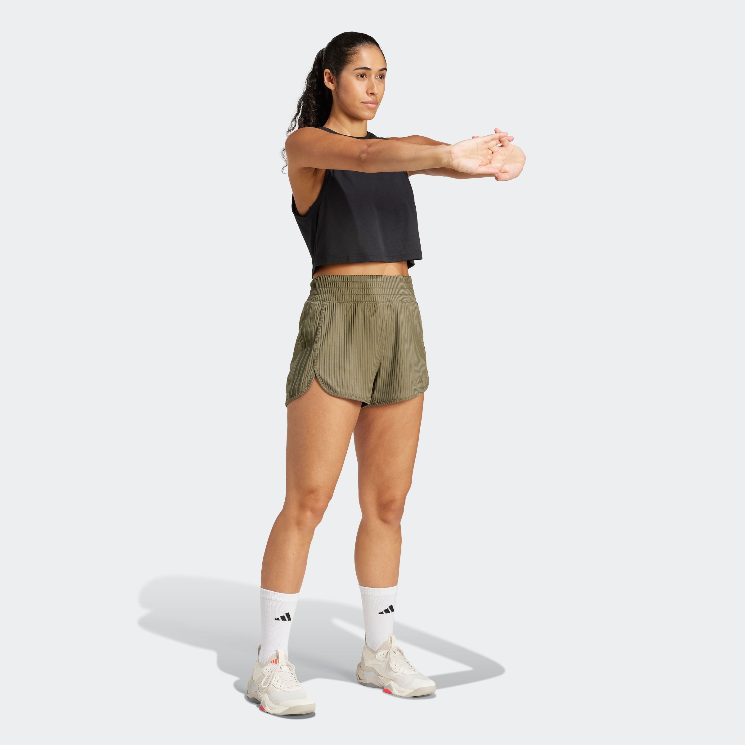 adidas Performance Shorts »PACER RIB SHORT«, (1 tlg.)