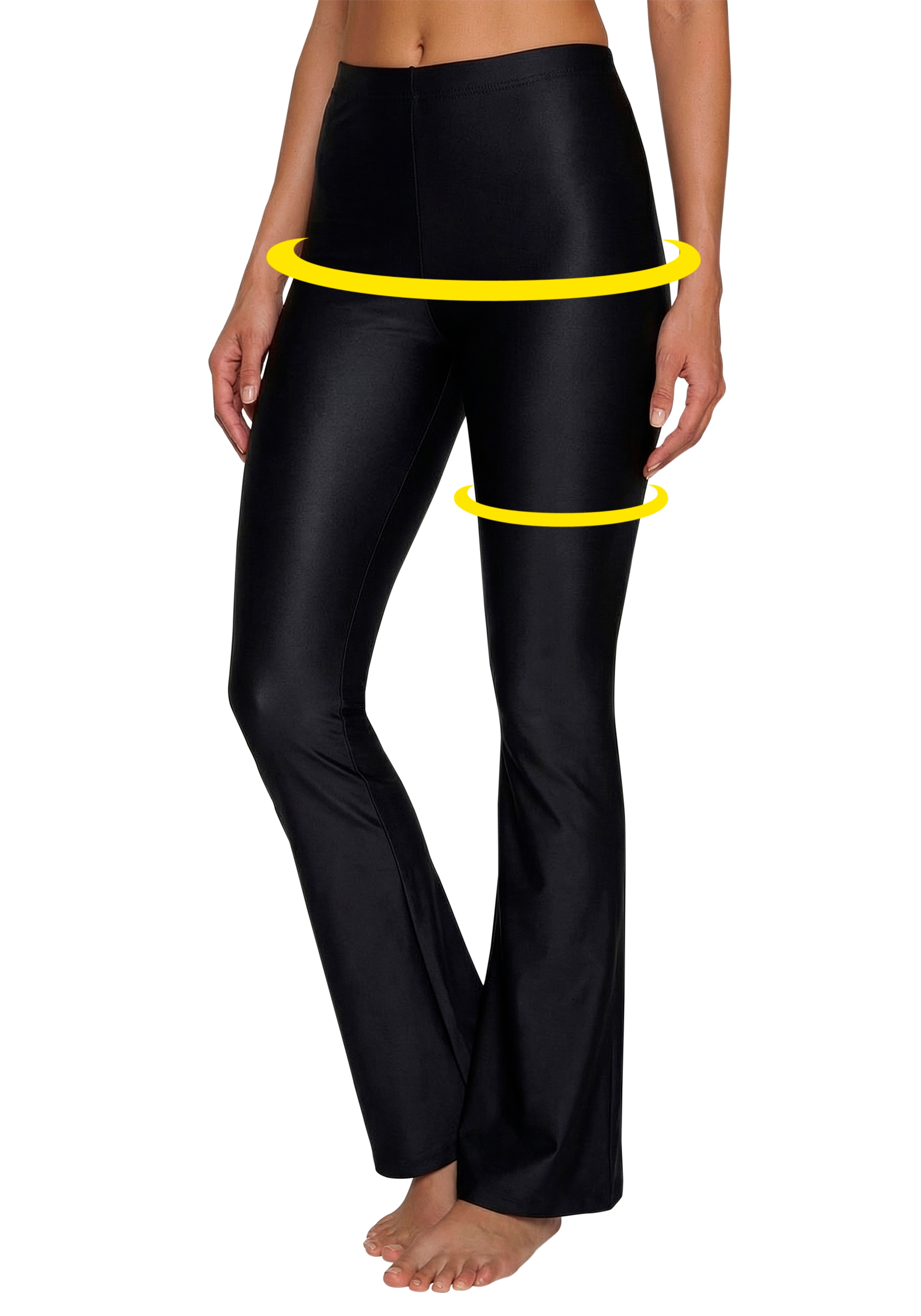 LASCANA Jazzpants "Blickdicht, glatter Stoff, leichter Formeffekt" aus leicht glänzender Qualität, Loungewear