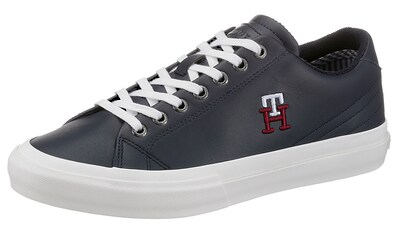 Tommy Hilfiger Sneaker »TH HI VULC STREET LOW LEATHER«, mit gestickten Logo-Initialen kaufen