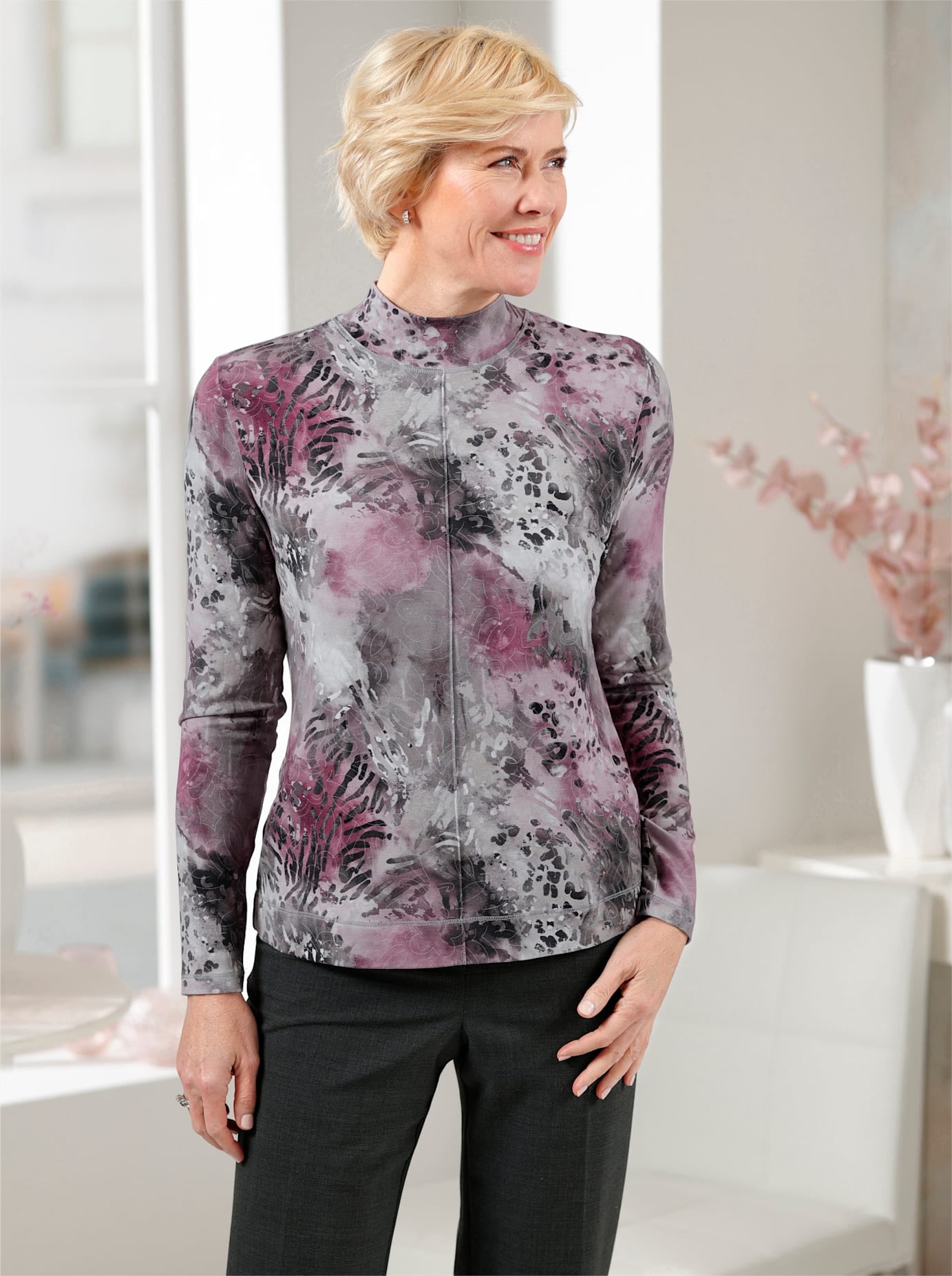 Classic Stehkragenshirt "Shirt" 1 Stk. tlg. günstig online kaufen