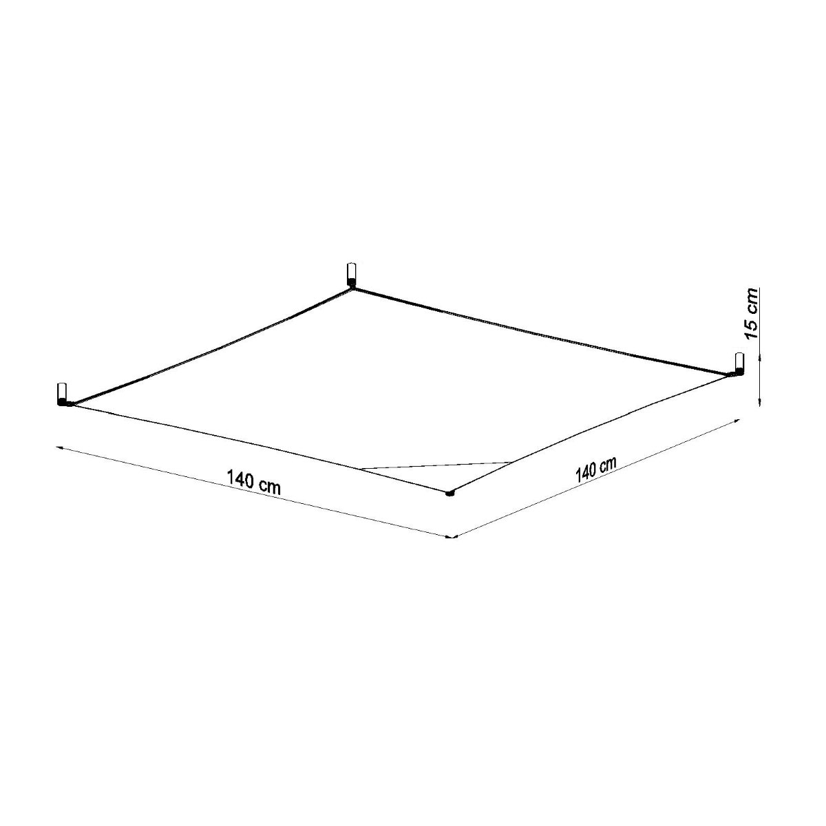 SOLLUX lighting Deckenleuchte »LUNA«, 6 flammig, Leuchtmittel G13 | LED fest integriert, Verteiltes Licht