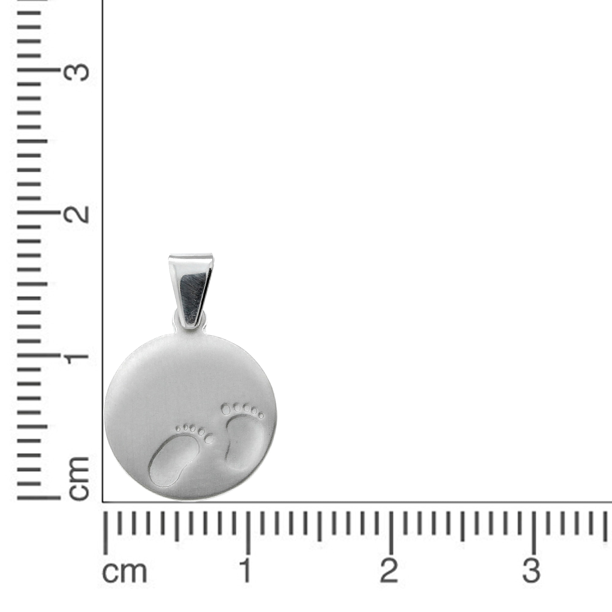 »925 BAUR Silber | Kettenanhänger rhodniert Vivance Fußabdrücke«