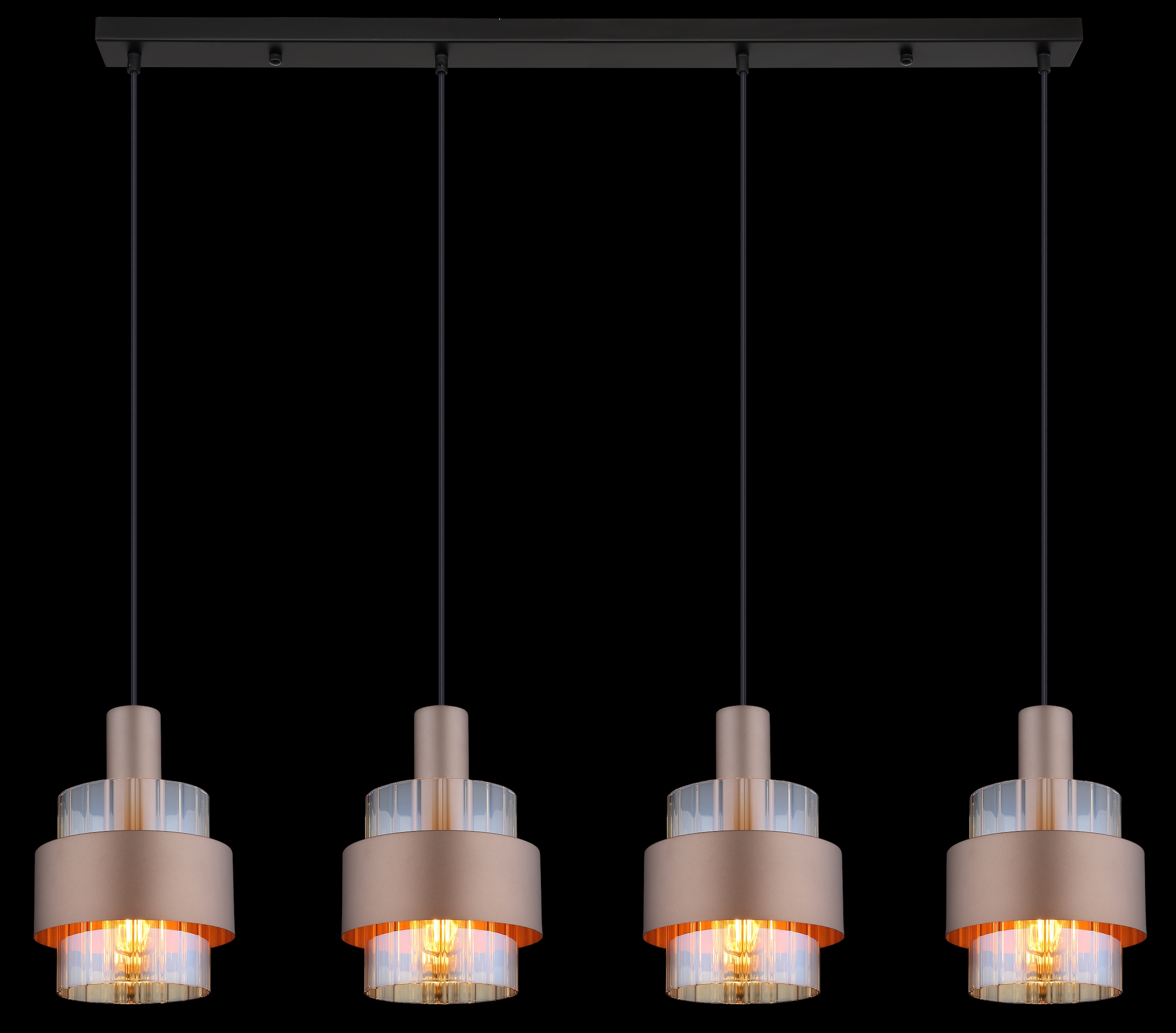 GLOBO LIGHTING Hängeleuchte »MILLEY«, Leuchtmittel E27 | ohne Leuchtmittel, Hängelampe/Pendelleuchte/Esszimmer/Wohnzimmer/Esstisch