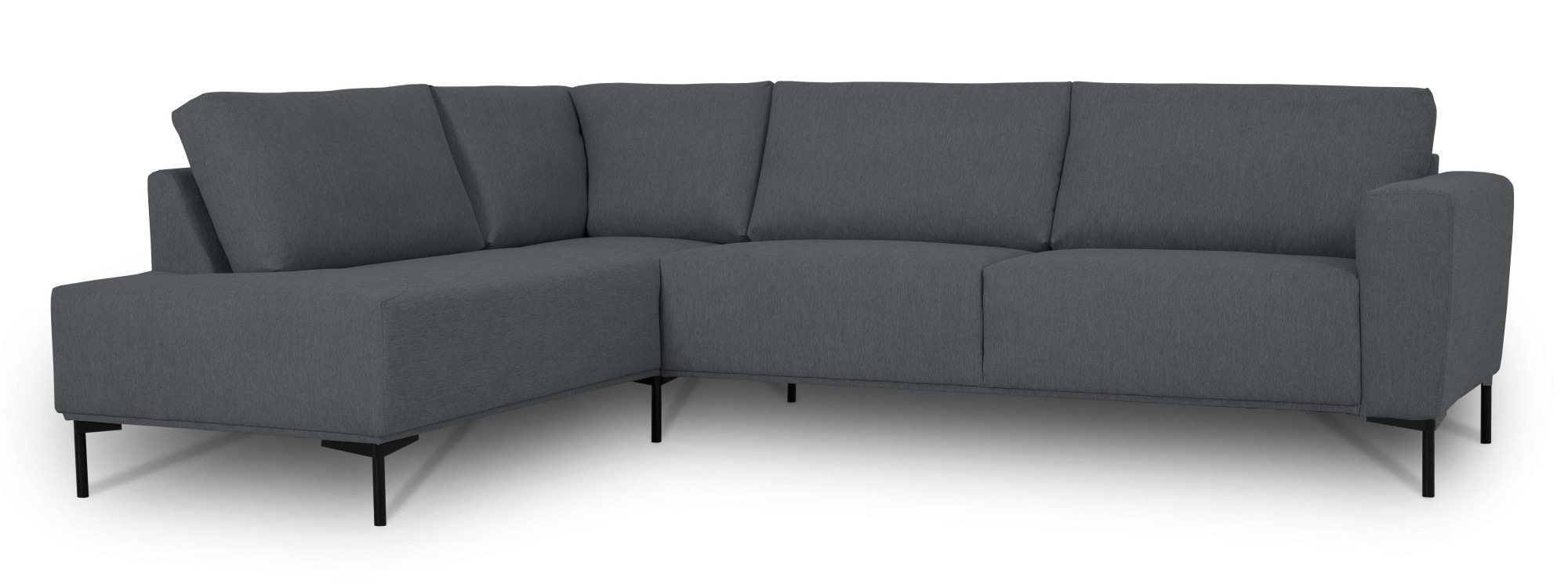 andas Ecksofa »Melby«, (2 St.), Breite 275 cm, in einem weichen Struktur Stoff, lose Rückenkissen