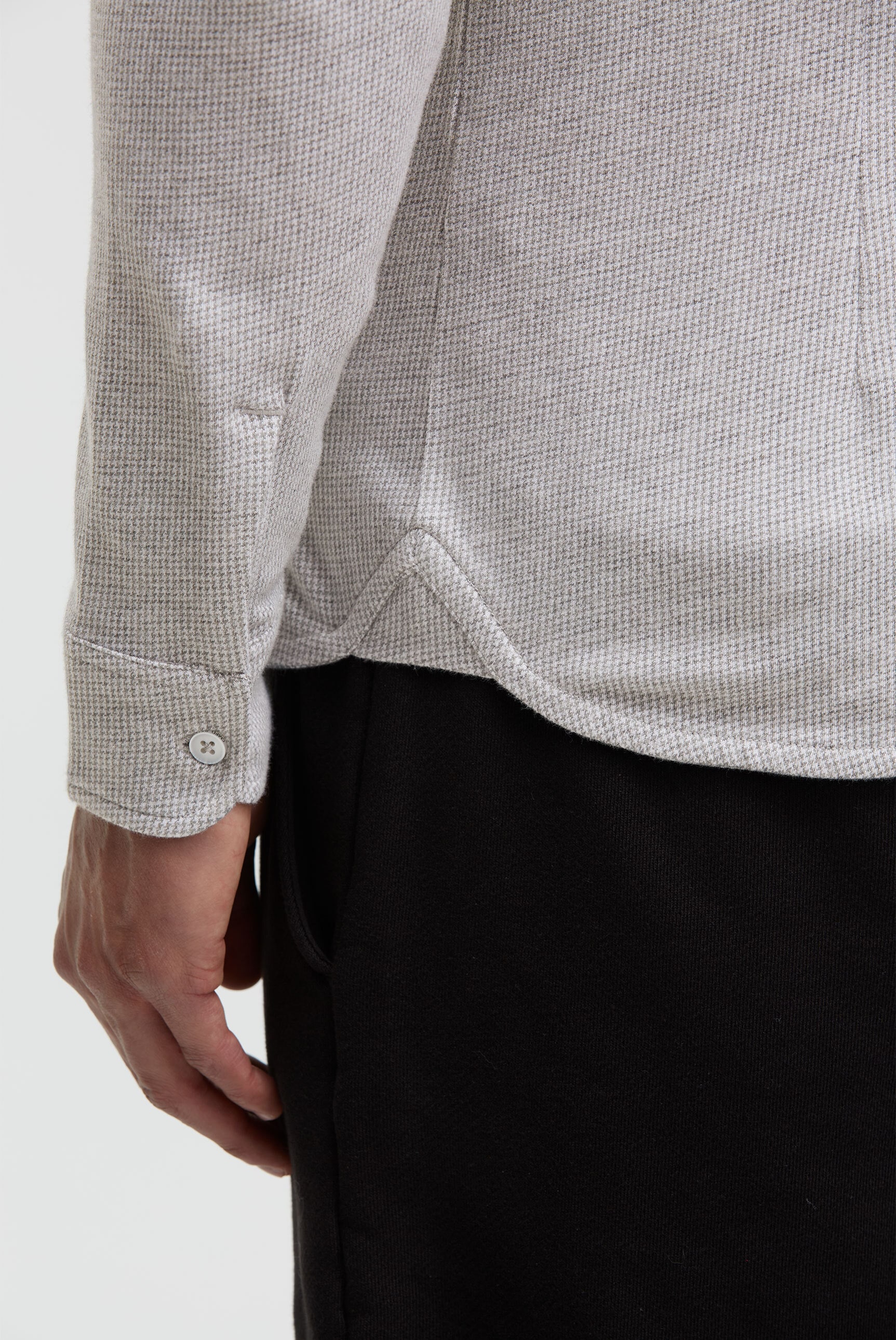 CMPD Langarmhemd mit Kentkragen