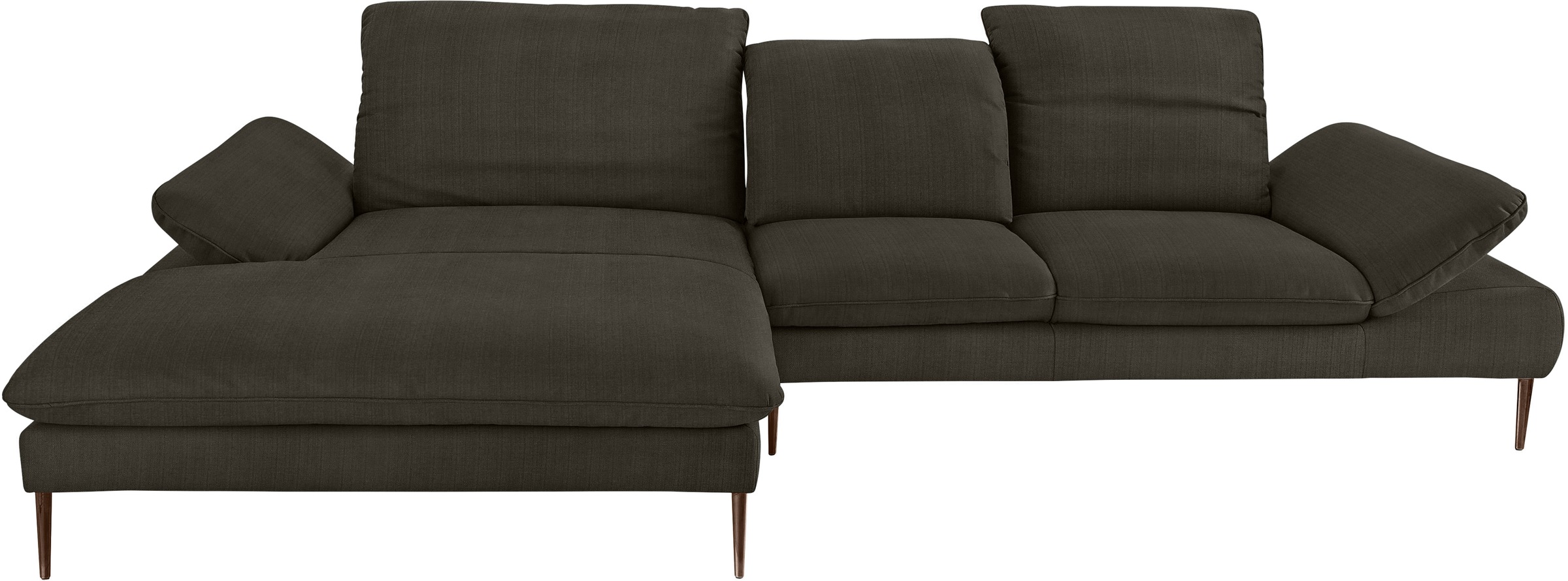 Thumbnail - W.SCHILLIG Ecksofa "enjoy&MORE, Designsofa, bequem, elegant und zeitlos, L-Form", Sitztiefenverstellung, Füße bronze pul...