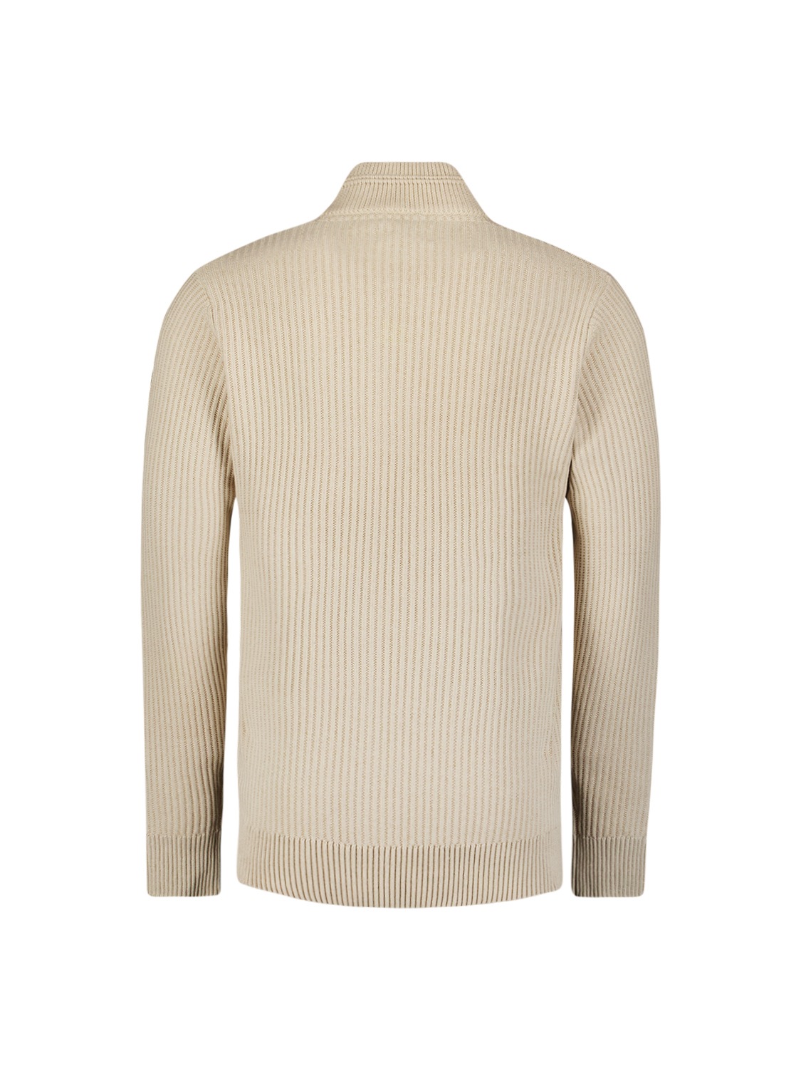 NO EXCESS Stehkragenpullover "No Excess Schwerer gerippter Strickpullover" günstig online kaufen