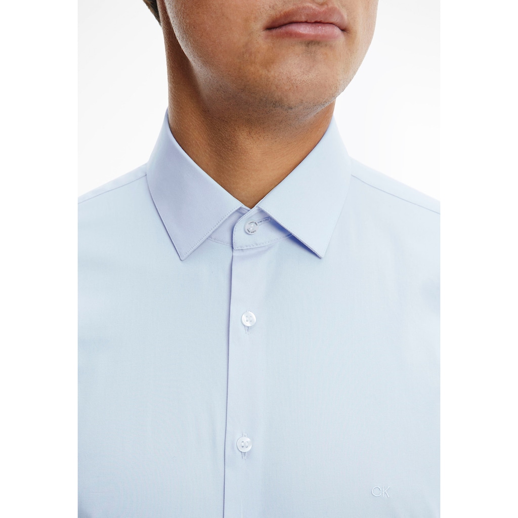 Calvin Klein Businesshemd »POPLIN STRETCH SLIM SHIRT«