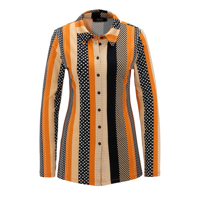 Aniston SELECTED Hemdbluse, aus stretchigem Jersey - NEUE KOLLEKTION für  bestellen | BAUR