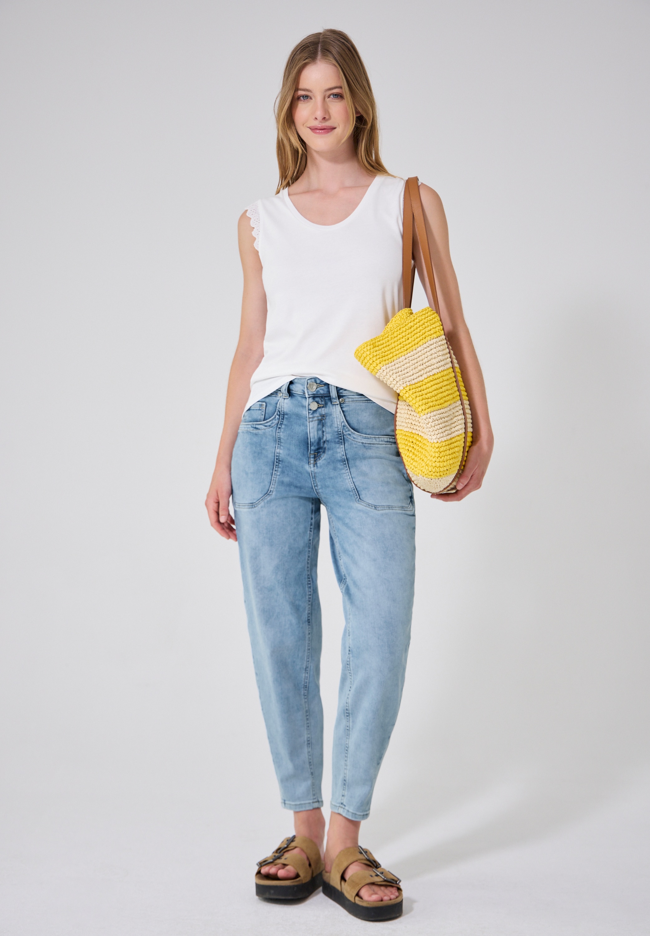 STREET ONE STUDIO Loose-fit-Jeans im Loose Fit