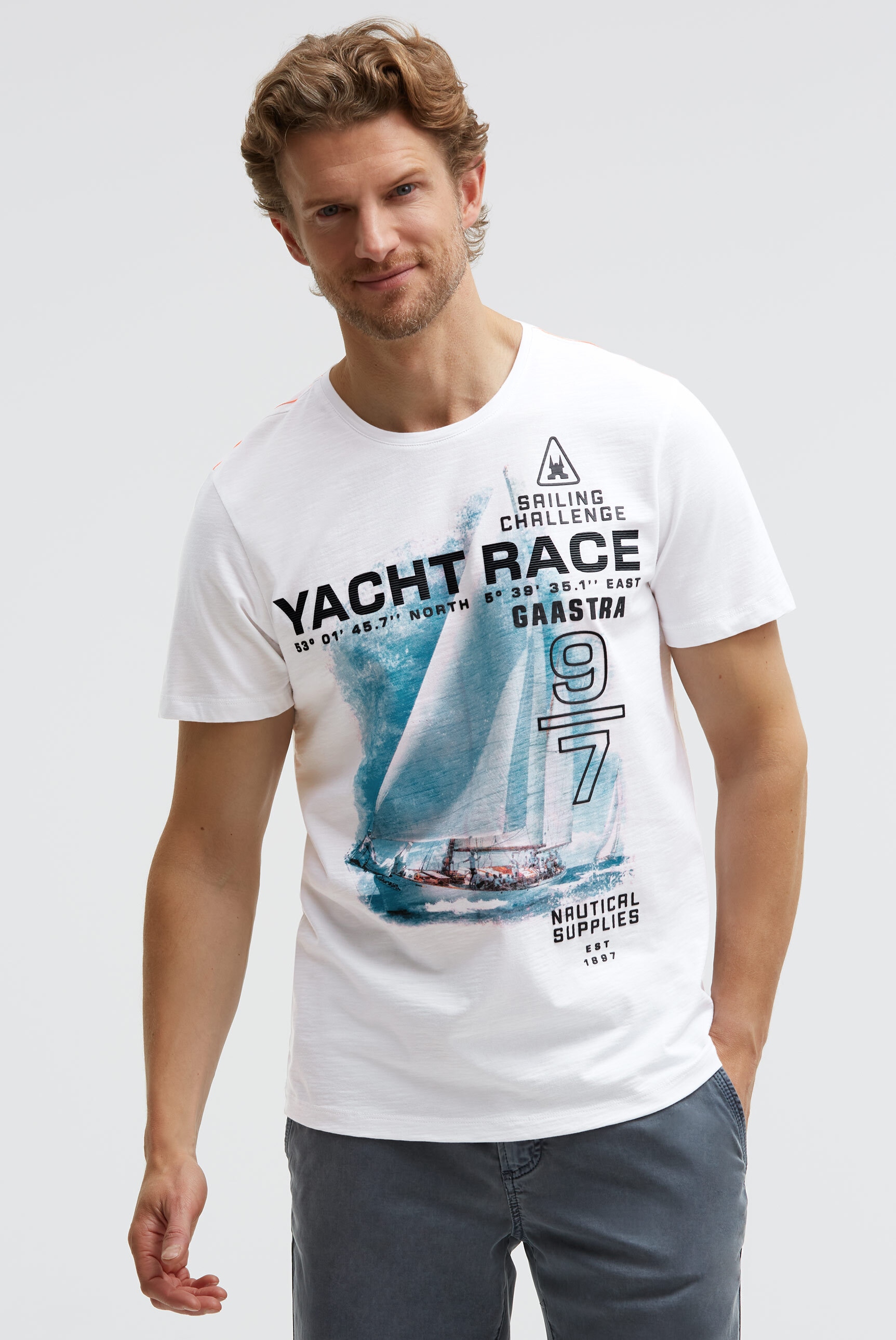 Gaastra Rundhalsshirt mit Baumwolle günstig online kaufen