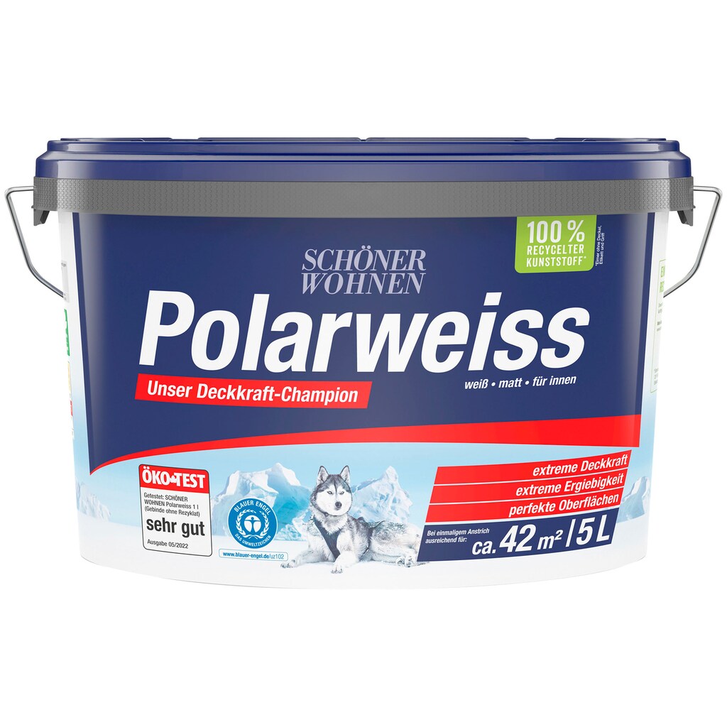 SCHÖNER WOHNEN FARBE Wandfarbe »Polarweiss«