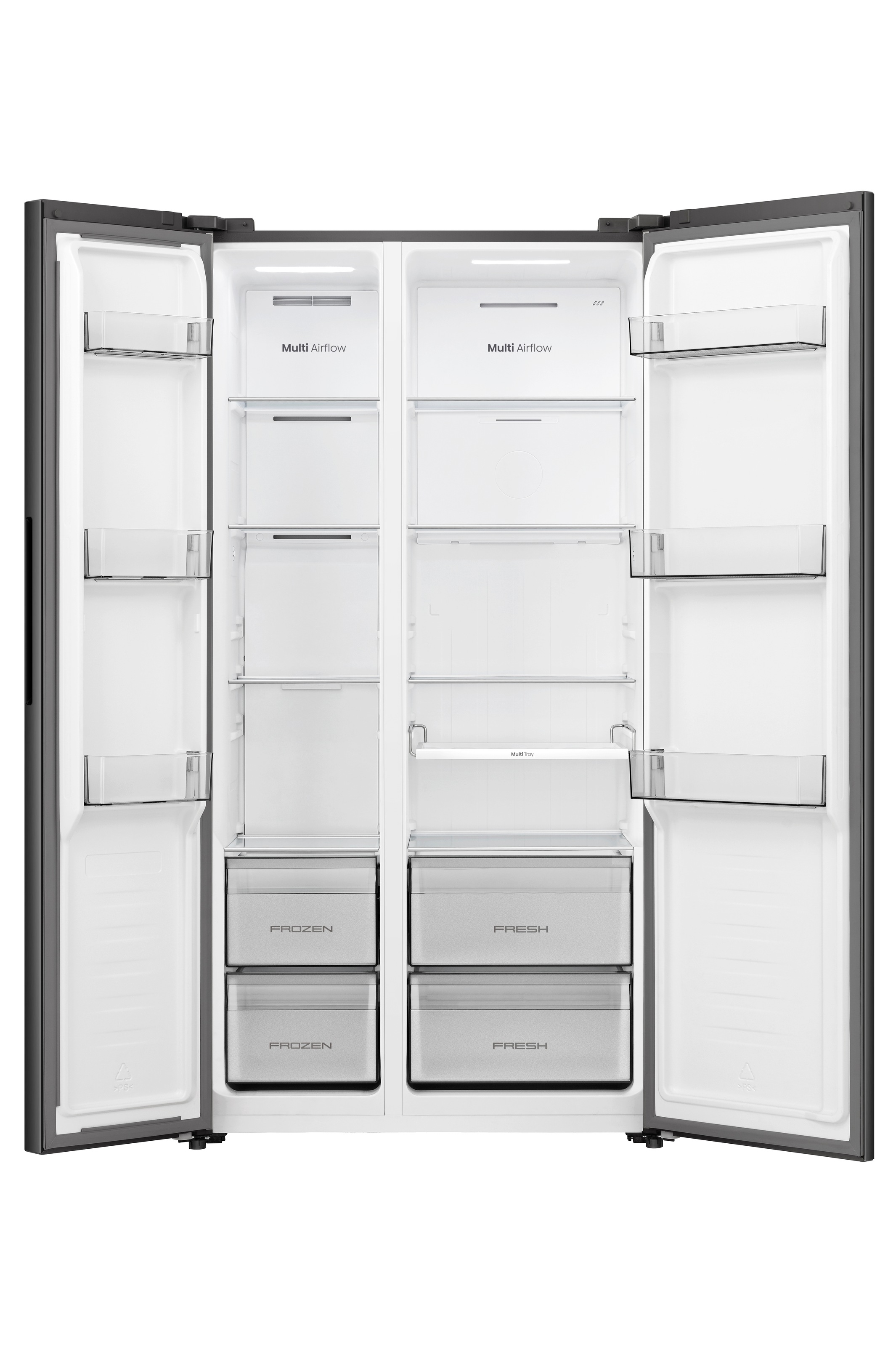 Hisense Side-by-Side "RS3P558NEFD" 178,6 cm hoch 91,1 cm breit MultiAirFlow günstig online kaufen