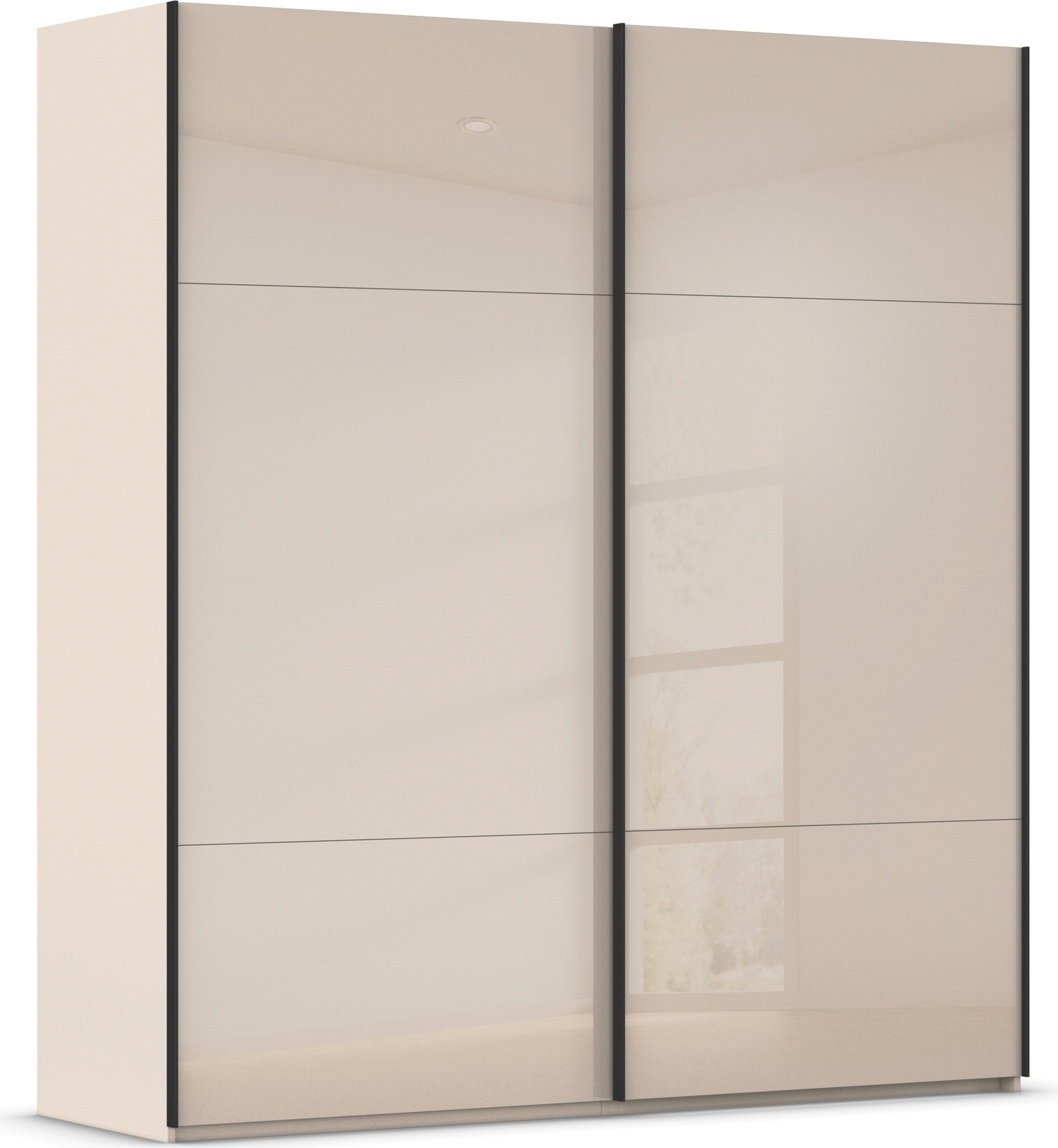 rauch Schwebetürenschrank "Kleiderschrank Schrank Garderobe Schlafzimmerschrank CONTIDO" 3 verschiedene Ausstattungen BASIC/CLASSIC/PREMIUM, aus hochwertigem Material in 6 Breiten 2 Griff-Farben MADE IN GERMANY