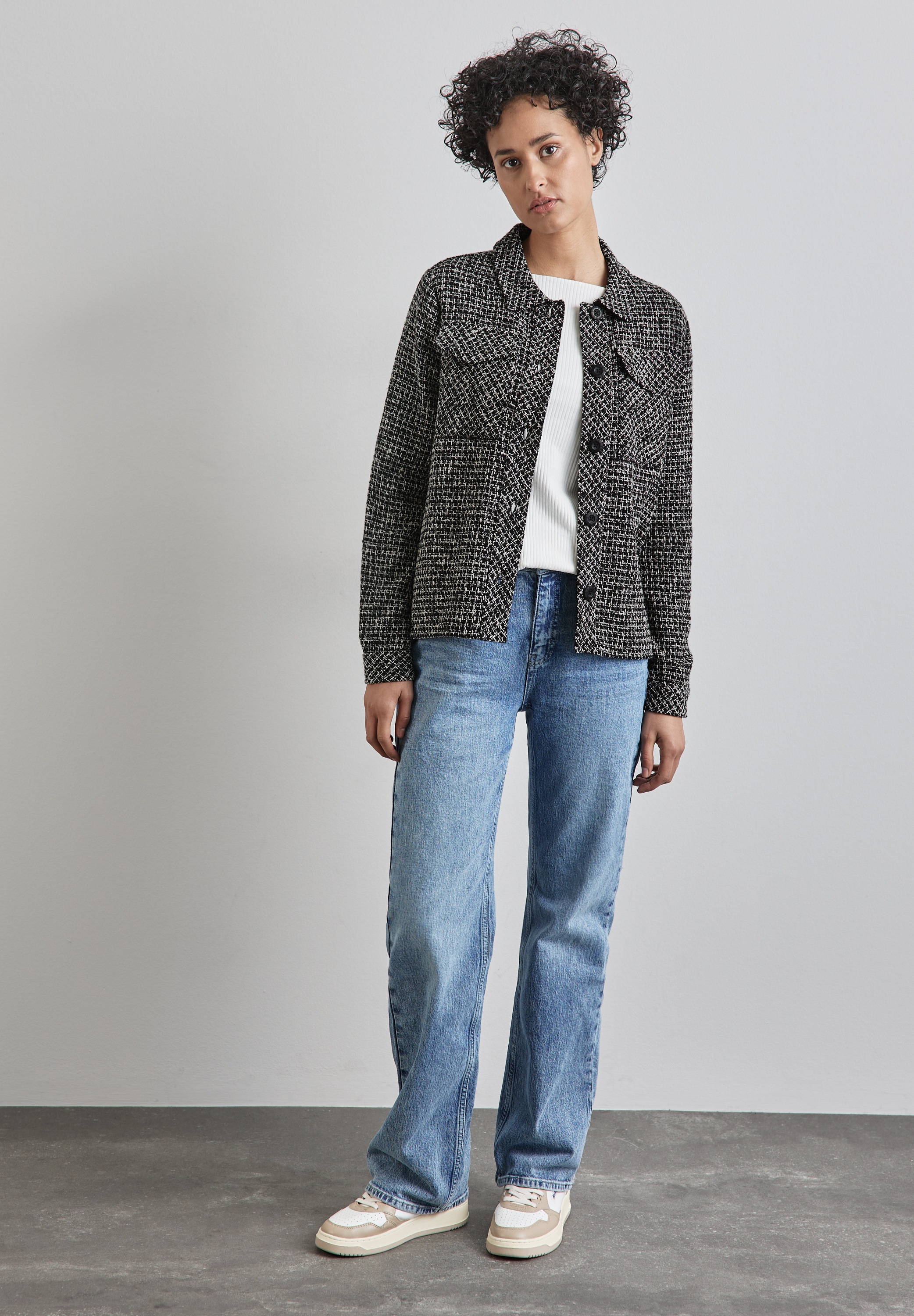 STREET ONE Kurzjacke, ohne Kapuze, mit Brusttaschen
