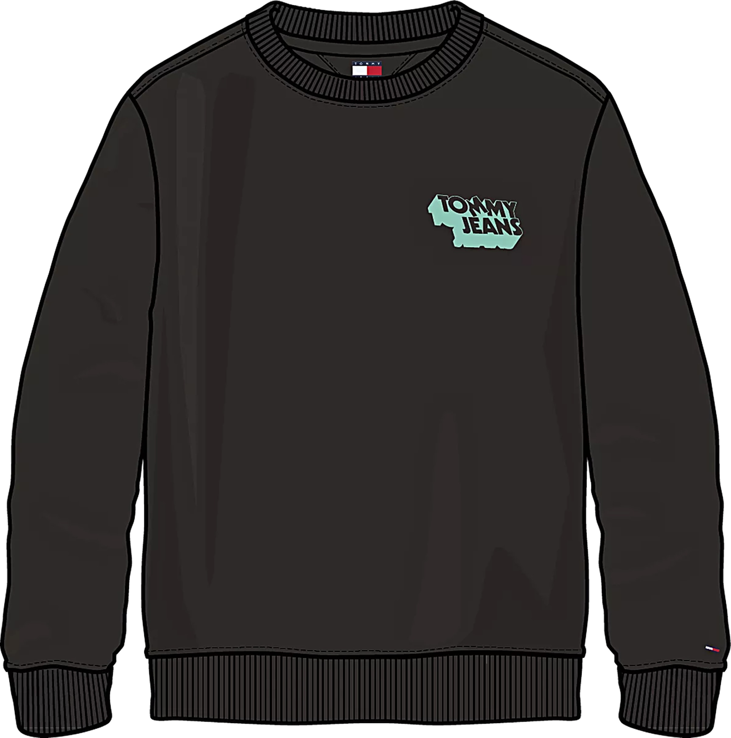 Tommy Jeans Sweatshirt »TJM REG STACK CREW EXT«, Mit Rundhalsausschnitt